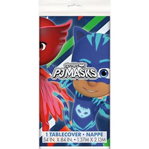 Suministros de Fiesta de Cumpleaños PJ Masks - 16 Platos, Vasos y Más