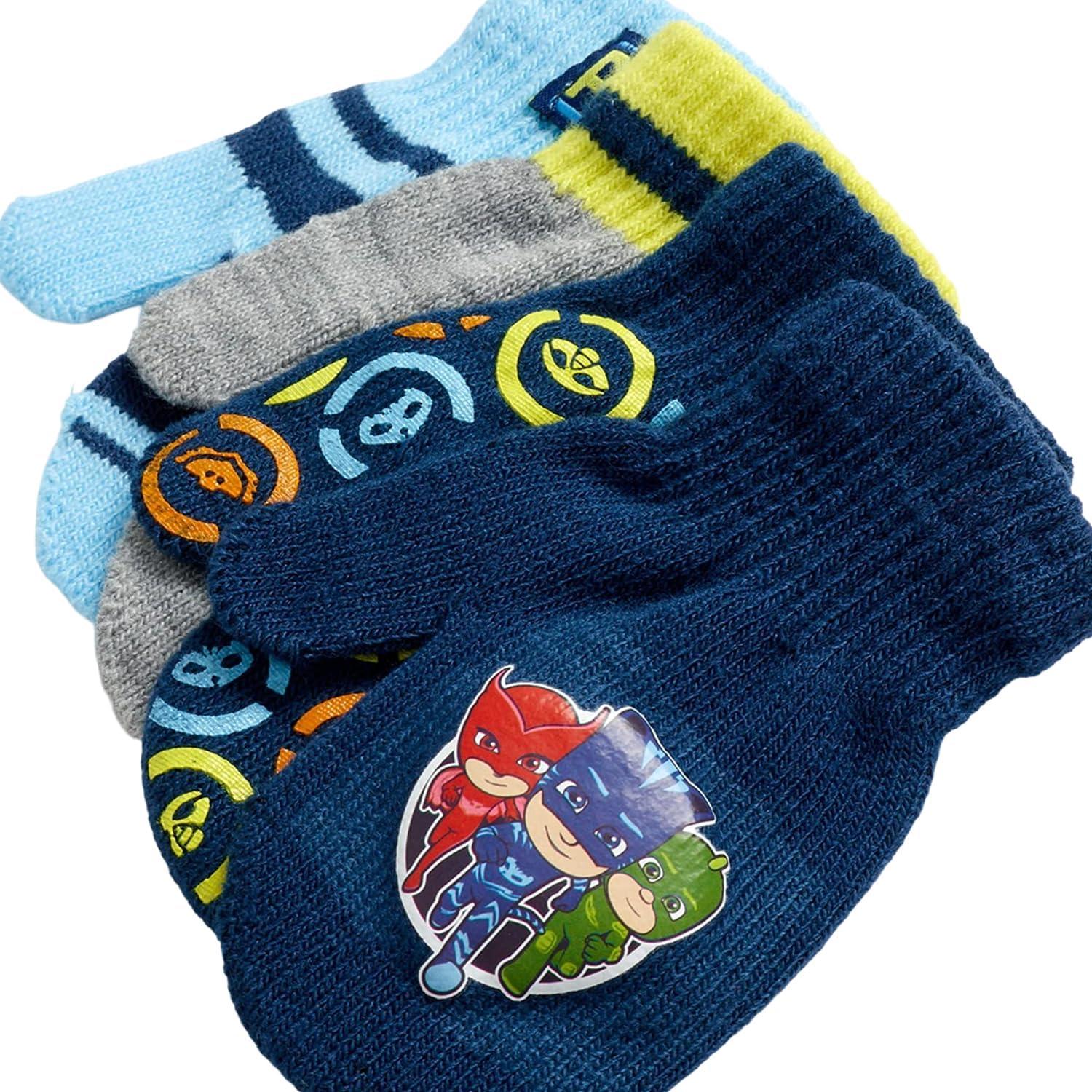 Guantes de Invierno PJ Masks para Niños - Paquete 4 Piezas