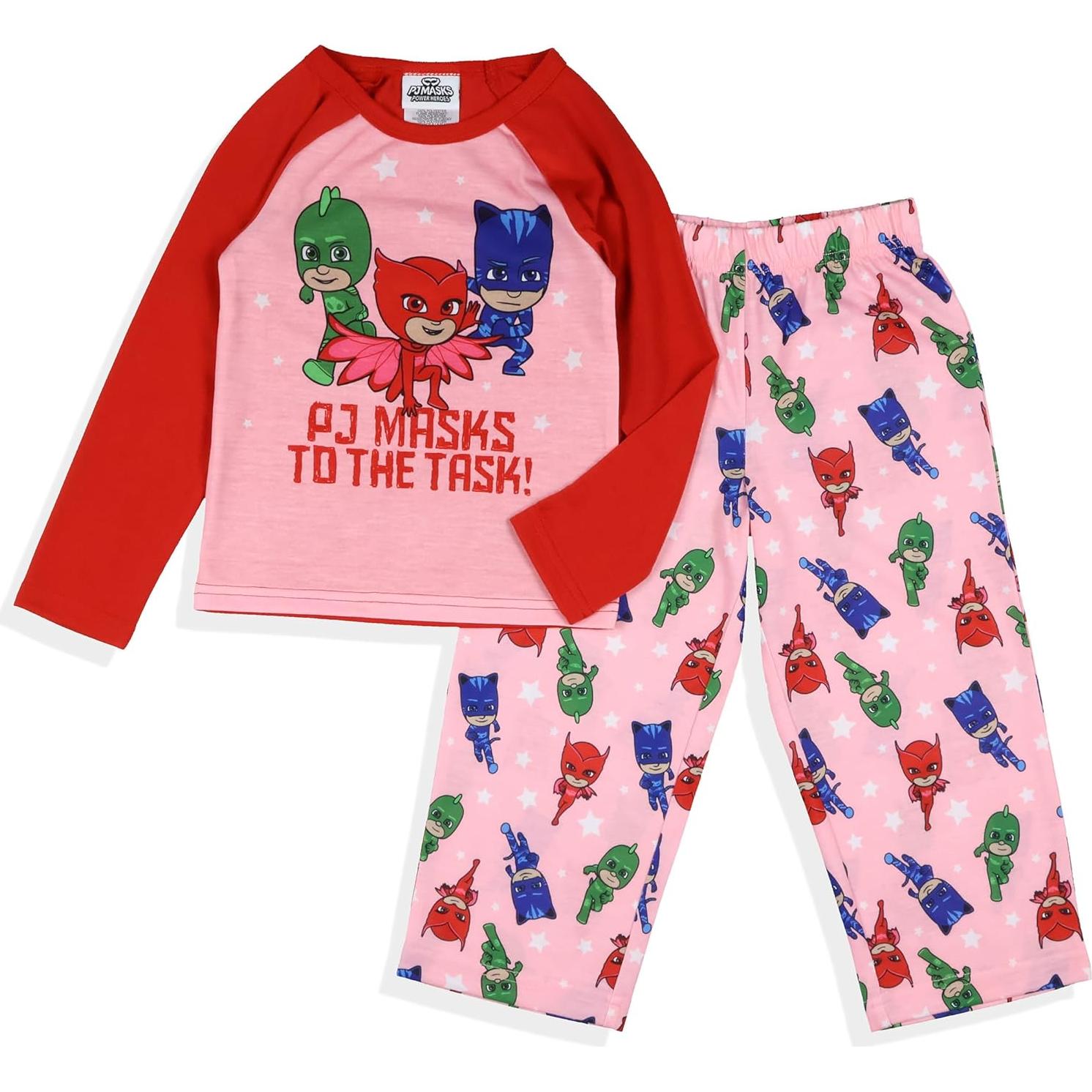 Pijama 2 Piezas PJ Masks Niñas Catboy Gekko Owlette 4T