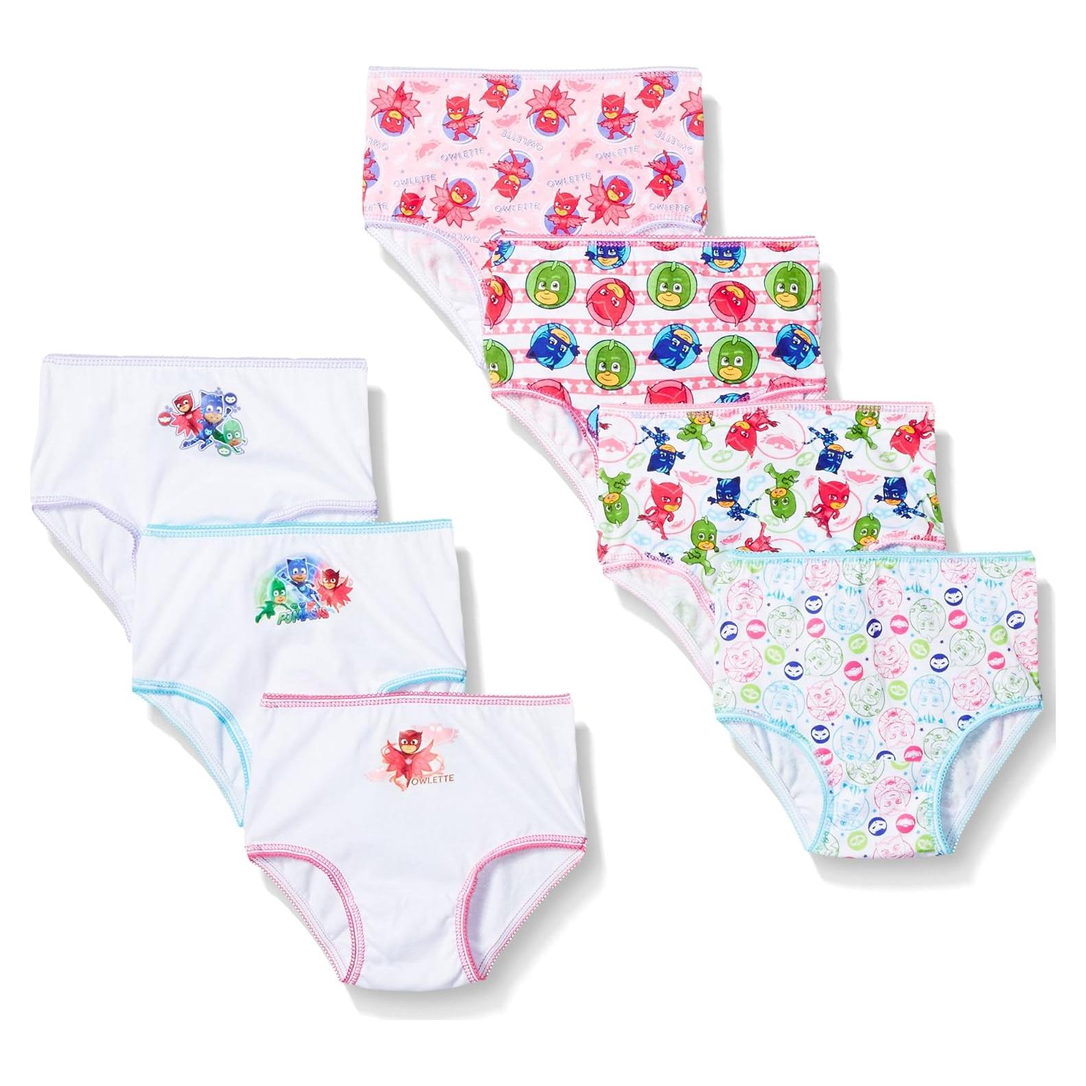 Pantalones interiores para niñas Handcraft 100% algodón 7 unidades