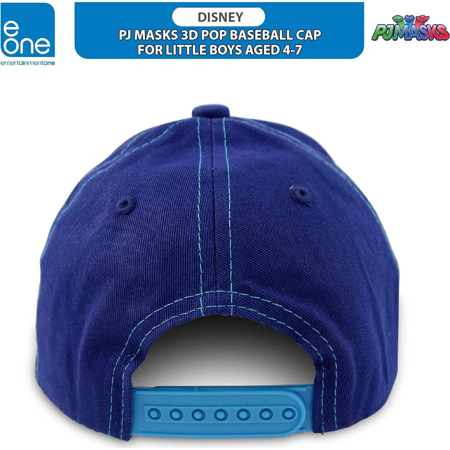 Gorra de béisbol PJ Masks 3D para niños 4-7 años azul