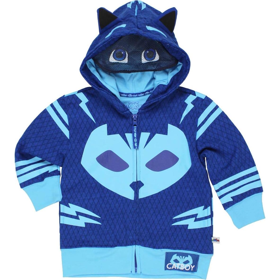 Sudadera con Capucha PJ Masks Gekko y Catboy 2T Azul