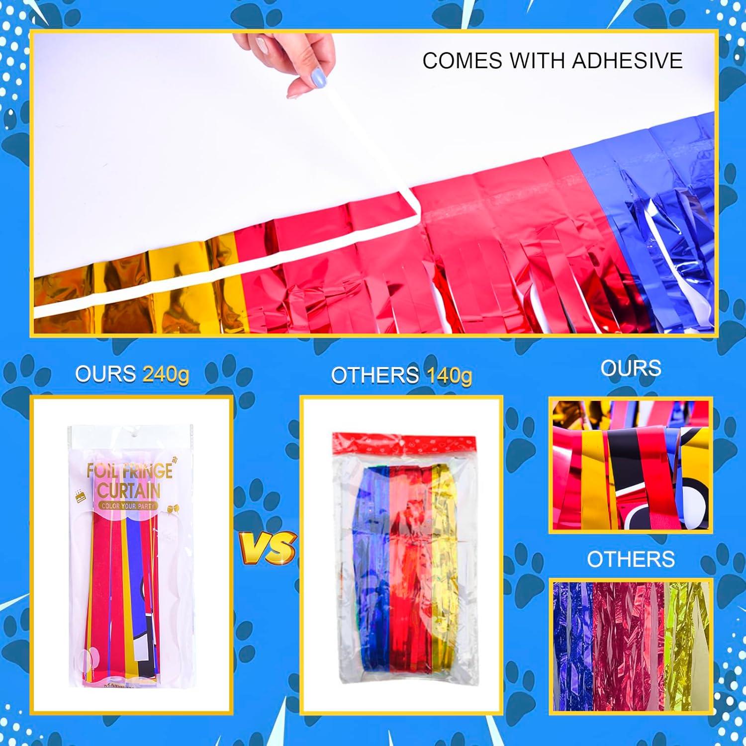 Decoraciones de Cumpleaños de Patas Bupelo 2 Paquetes 1x2m