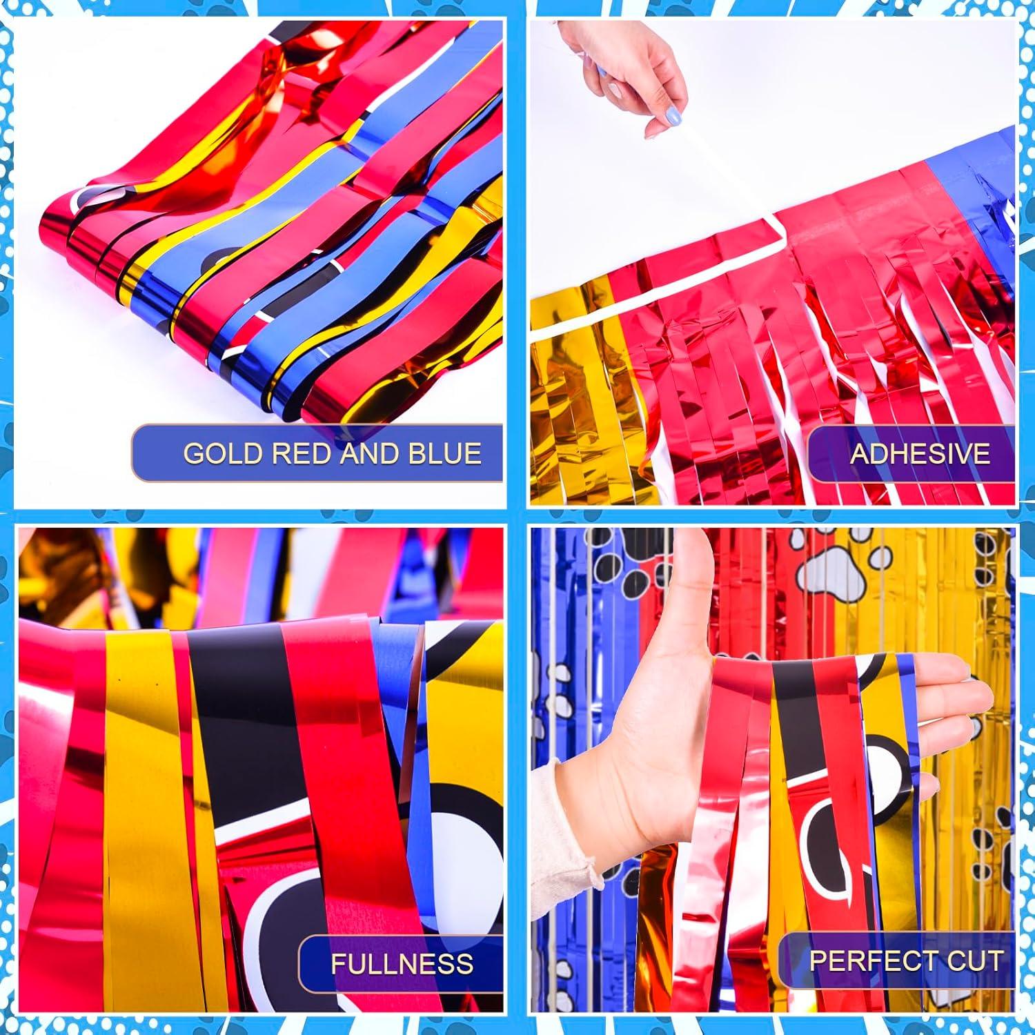 Decoraciones de Cumpleaños de Patas Bupelo 2 Paquetes 1x2m