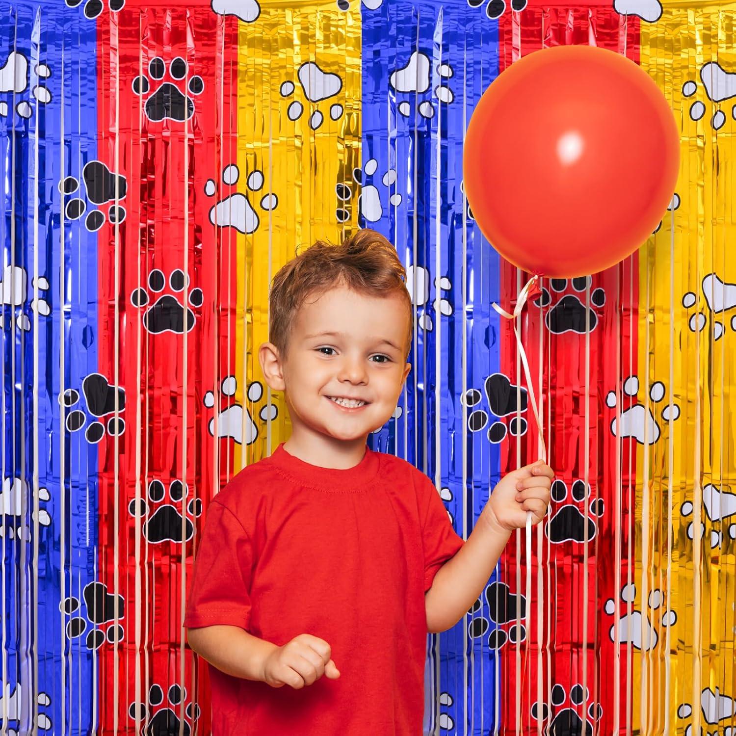 Decoraciones de Cumpleaños de Patas Bupelo 2 Paquetes 1x2m