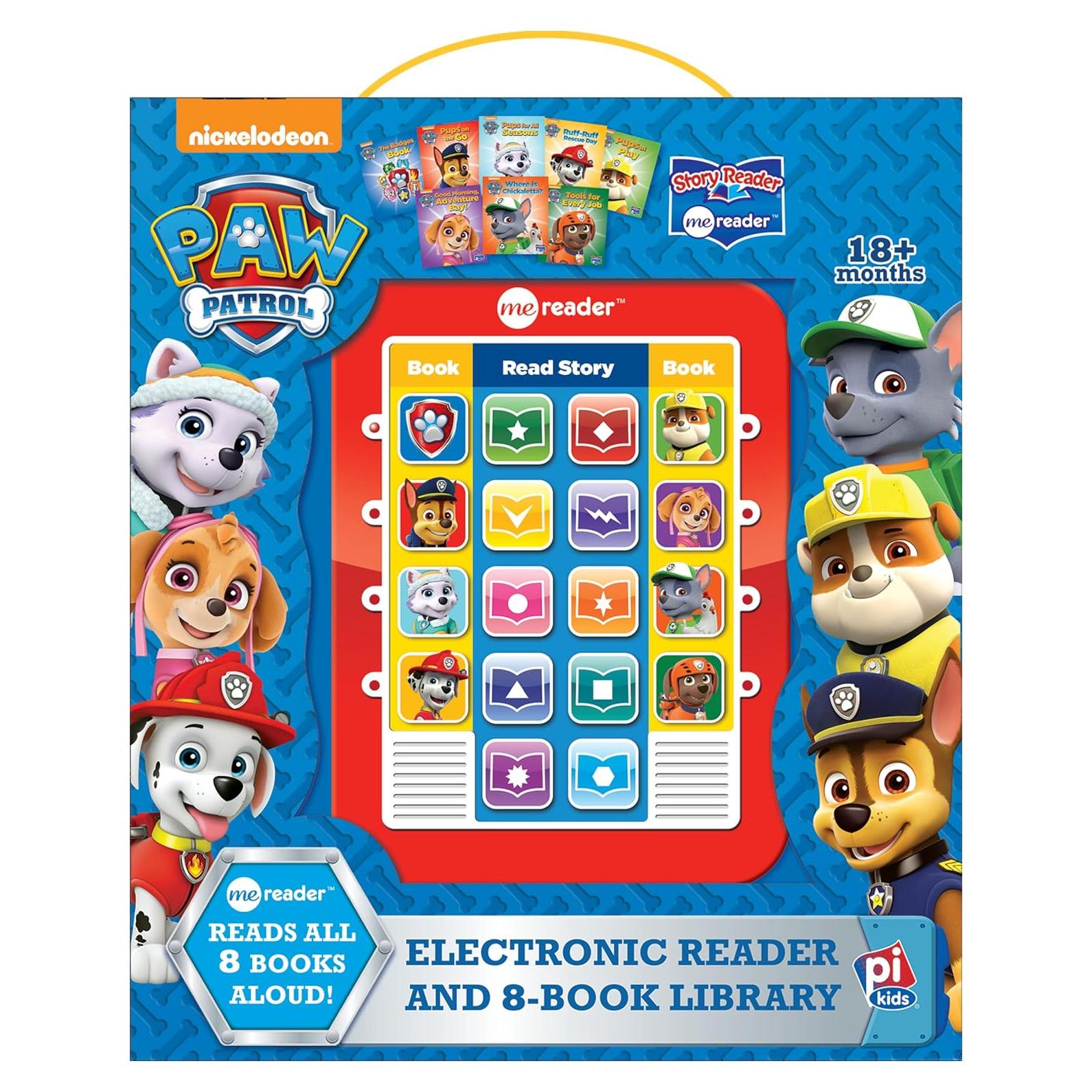 Nickelodeon Paw Patrol Chase, Skye, Marshall, and More! - Me Reader Electronic Reader and 8 Sound Book Library - PI Kids