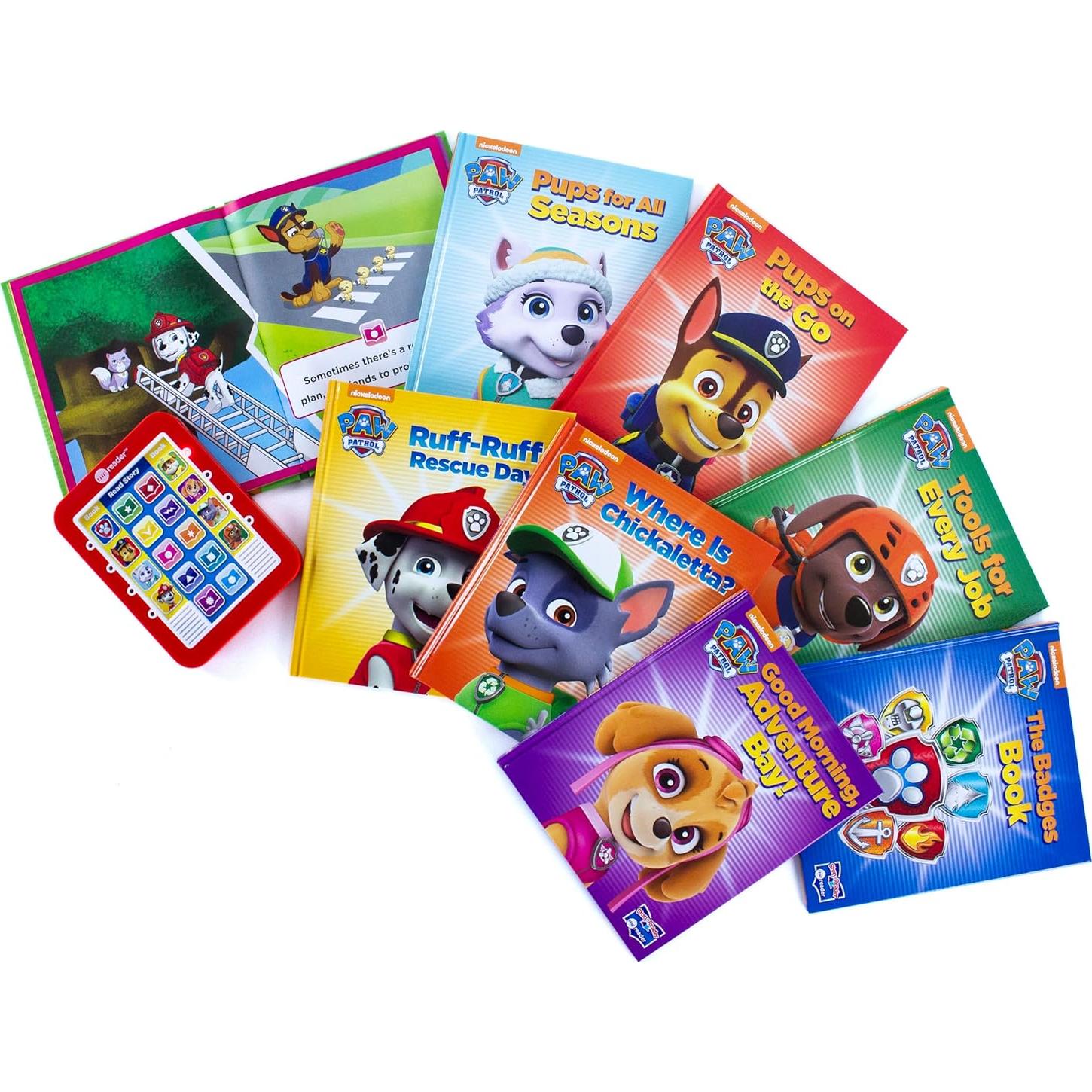 Nickelodeon Paw Patrol Chase, Skye, Marshall, and More! - Me Reader Electronic Reader and 8 Sound Book Library - PI Kids