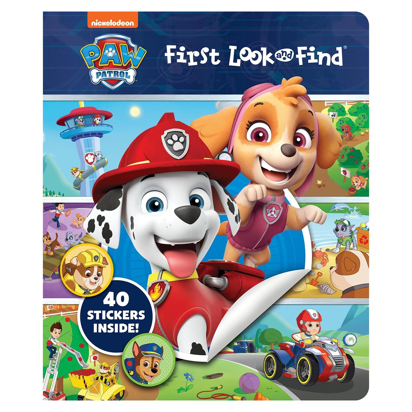 Nickelodeon PAW Patrol - First Look and Find Activity Book with 40 Stickers! - PI Kids