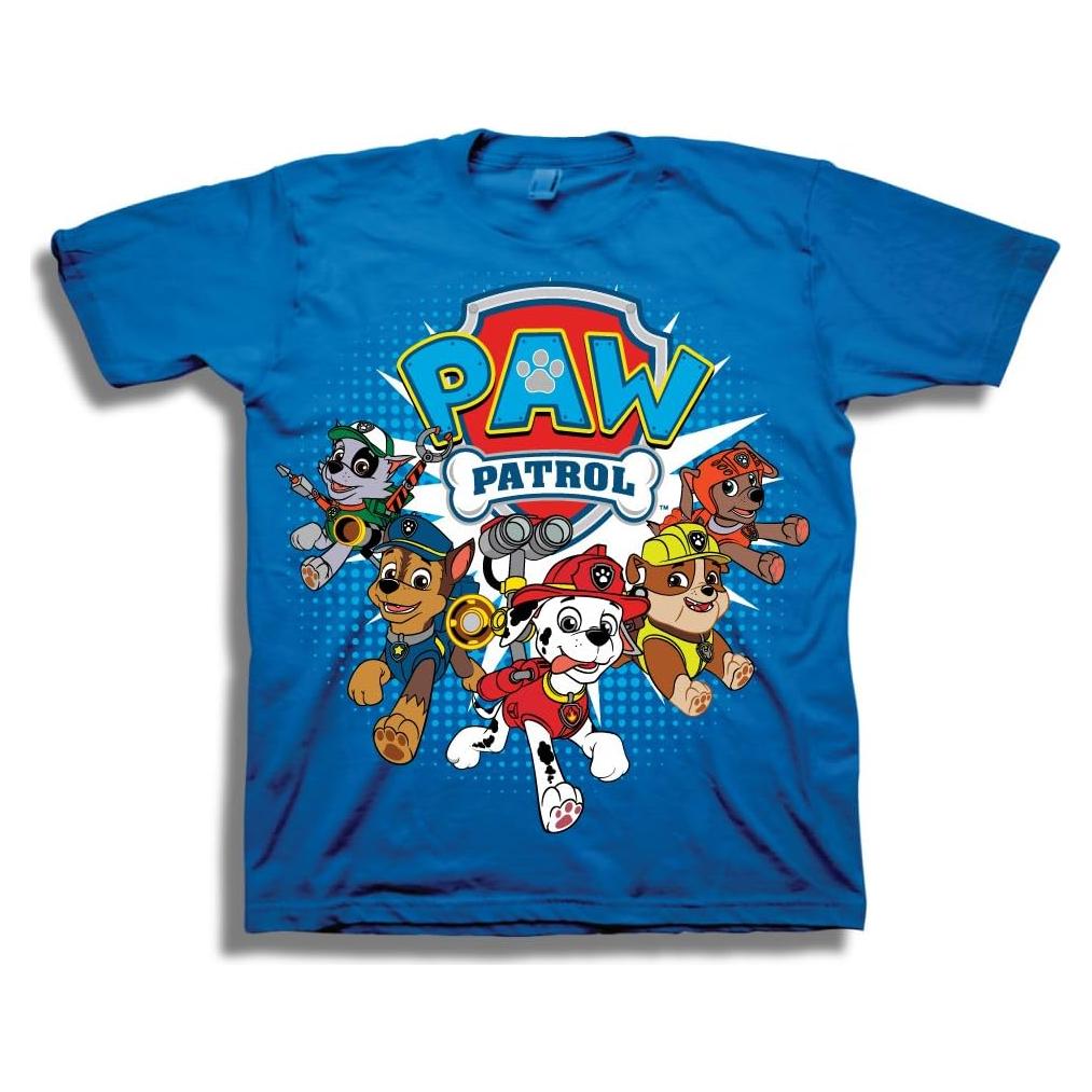 Camiseta de Manga Corta Paw Patrol para Niños 5T