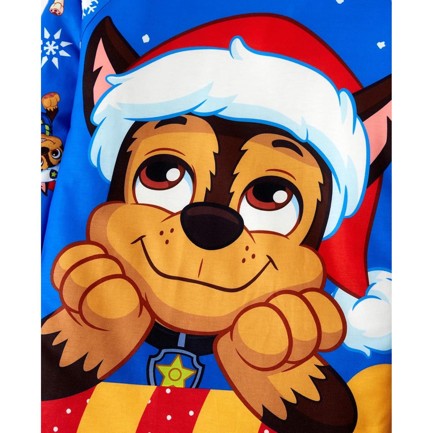 Conjunto de Pijamas Navideños Paw Patrol para Mamá e Hijo