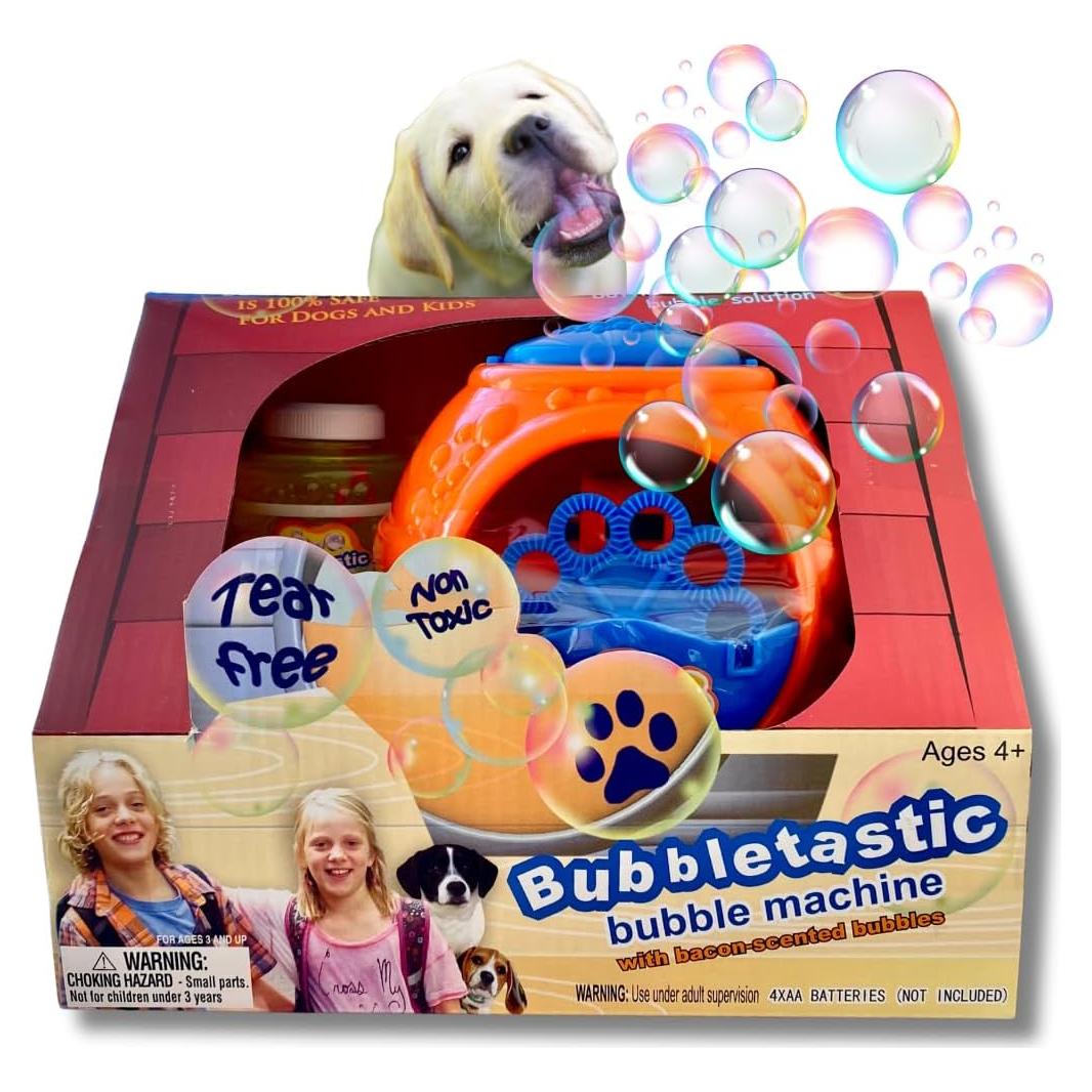 Máquina de Burbujas para Perros Bubbletastic con Aroma a Bacon