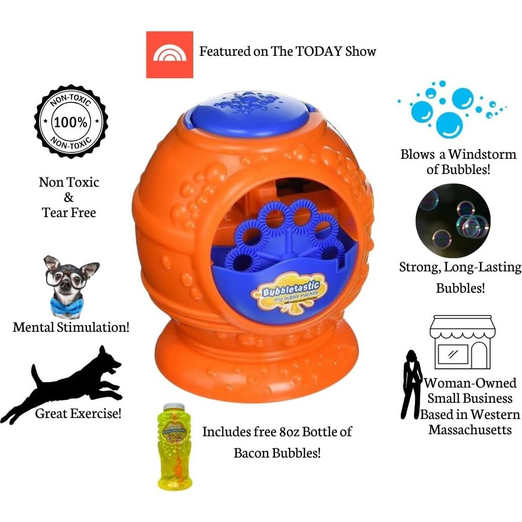 Máquina de Burbujas para Perros Bubbletastic con Aroma a Bacon