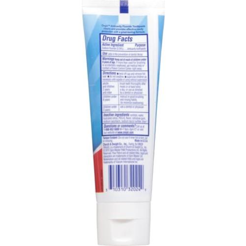 Orajel Kids Paw Patrol Anti-Cavity Fluoride Toothpaste, Natural Fruity Bubble Flavor, 4.2oz Tube