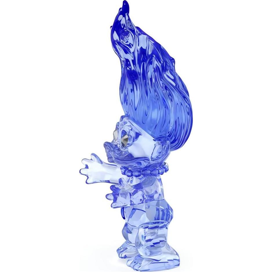 Figurita Troll de Buena Suerte Swarovski Azul 9.2cm