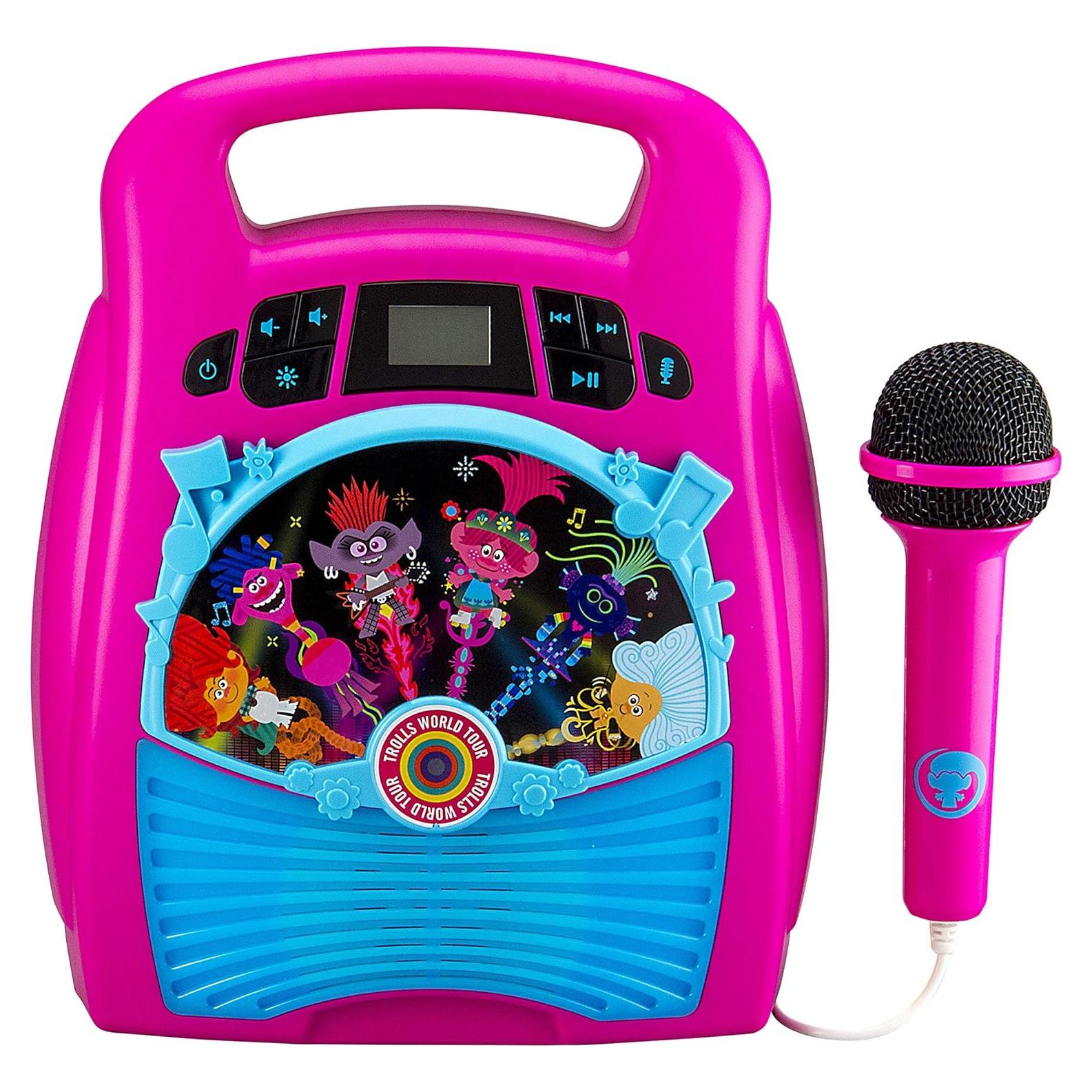 Karaoke Portátil eKids Trolls World Tour Bluetooth 1.04kg