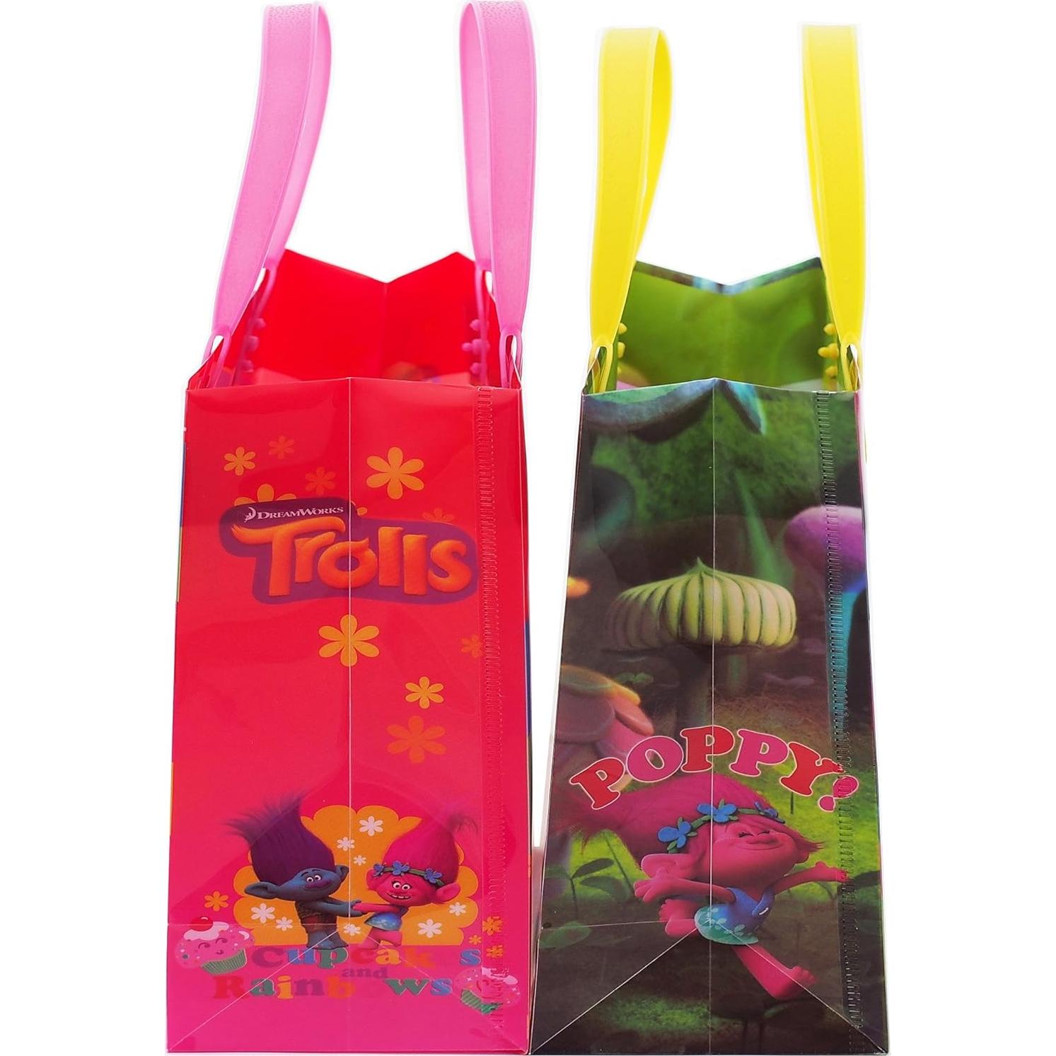 Bolsas de Regalo Trolls DreamWorks 12 Unidades Reutilizables