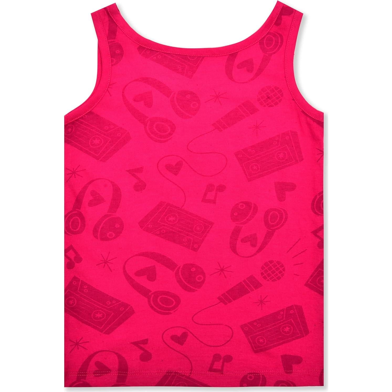 Pack 3 Camisetas Sin Mangas Niñas Trolls Poppy Rosa/Azul 3T