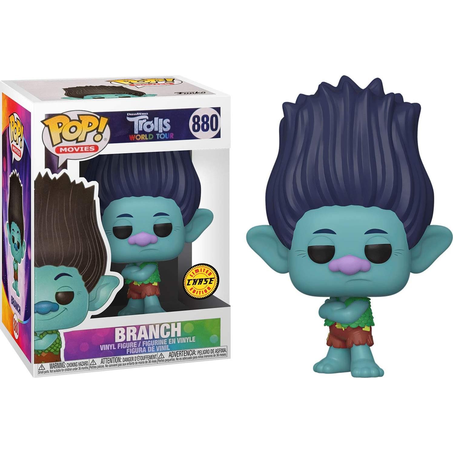 Figura de acción Funko Pop! Movies Trolls Branch #880 Chase 9.53 cm