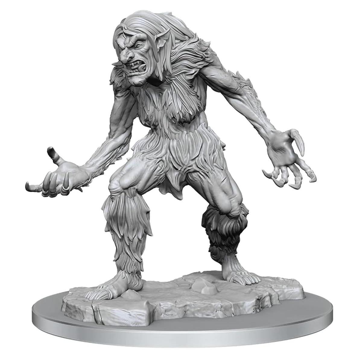 Miniatura sin pintar D&D Nolzur Troll de Hielo WK90425