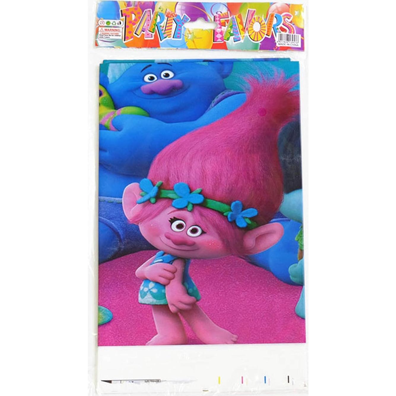Cubierta de Mesa de Plástico Partyland Trolls 106.68 x 177.8 cm
