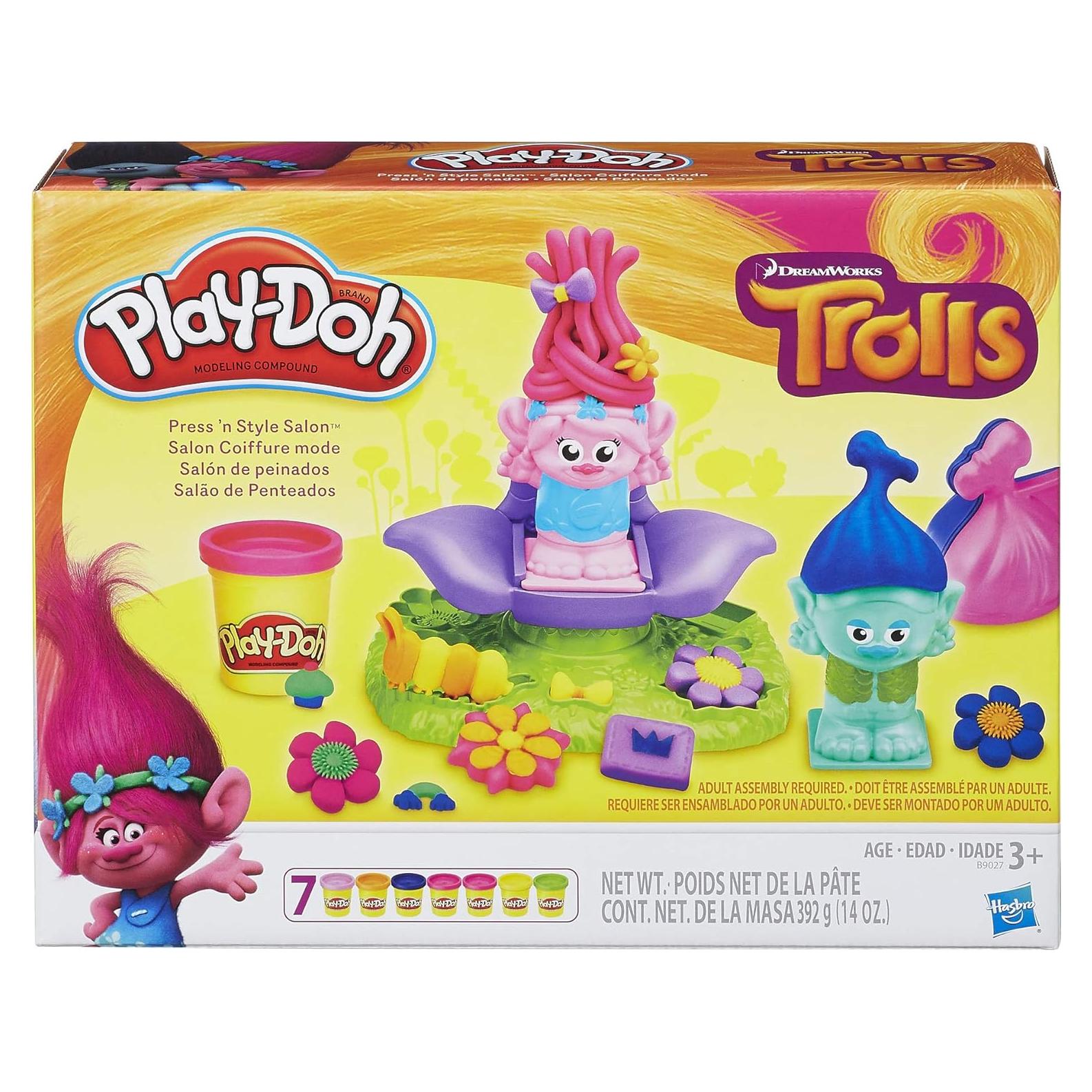Kit de Modelado Play-Doh Trolls - Masilla No Tóxica 0.45 kg