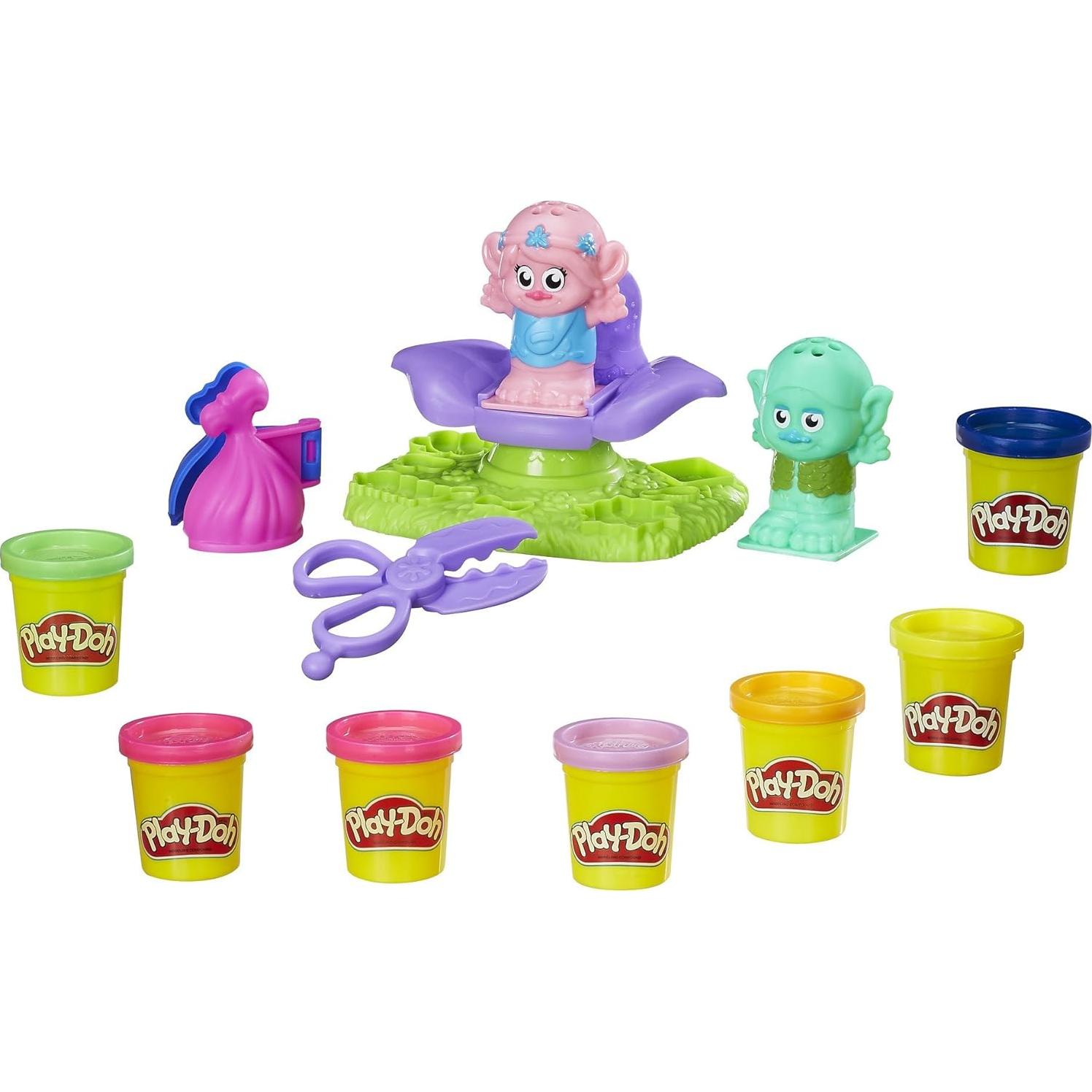 Kit de Modelado Play-Doh Trolls - Masilla No Tóxica 0.45 kg
