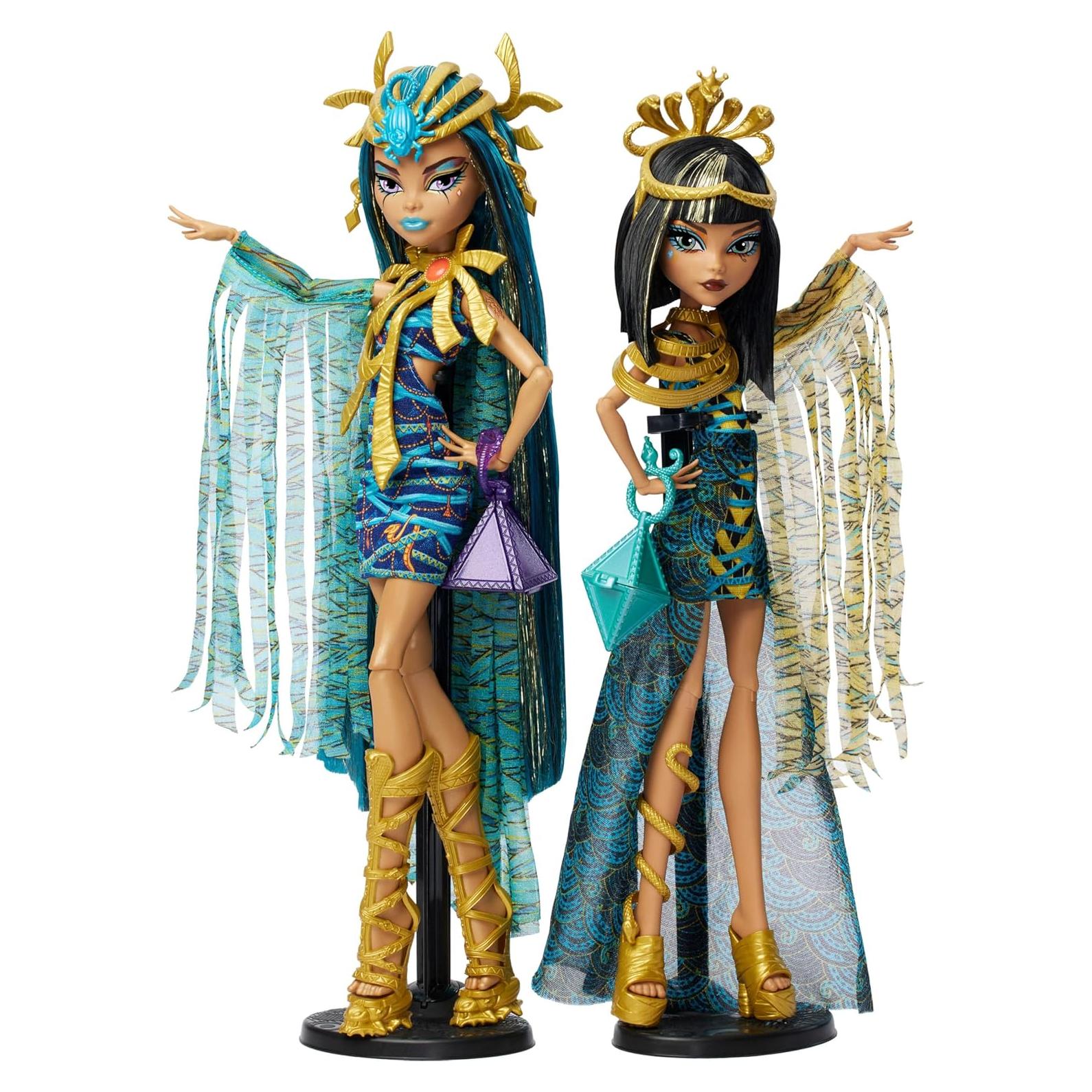 Conjunto de Muñecas Monster High Cleo y Nefera De Nile 2-Pack