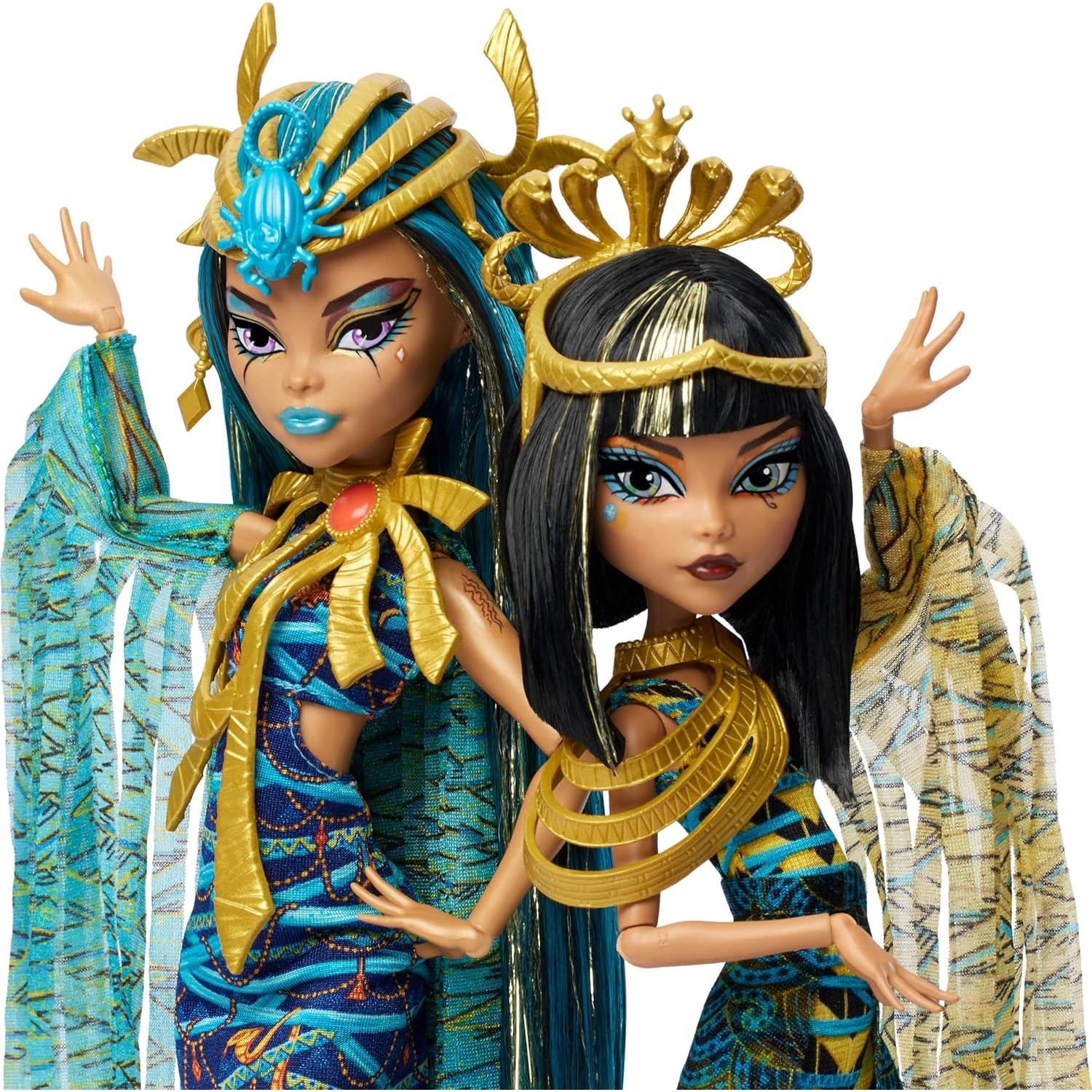 Conjunto de Muñecas Monster High Cleo y Nefera De Nile 2-Pack