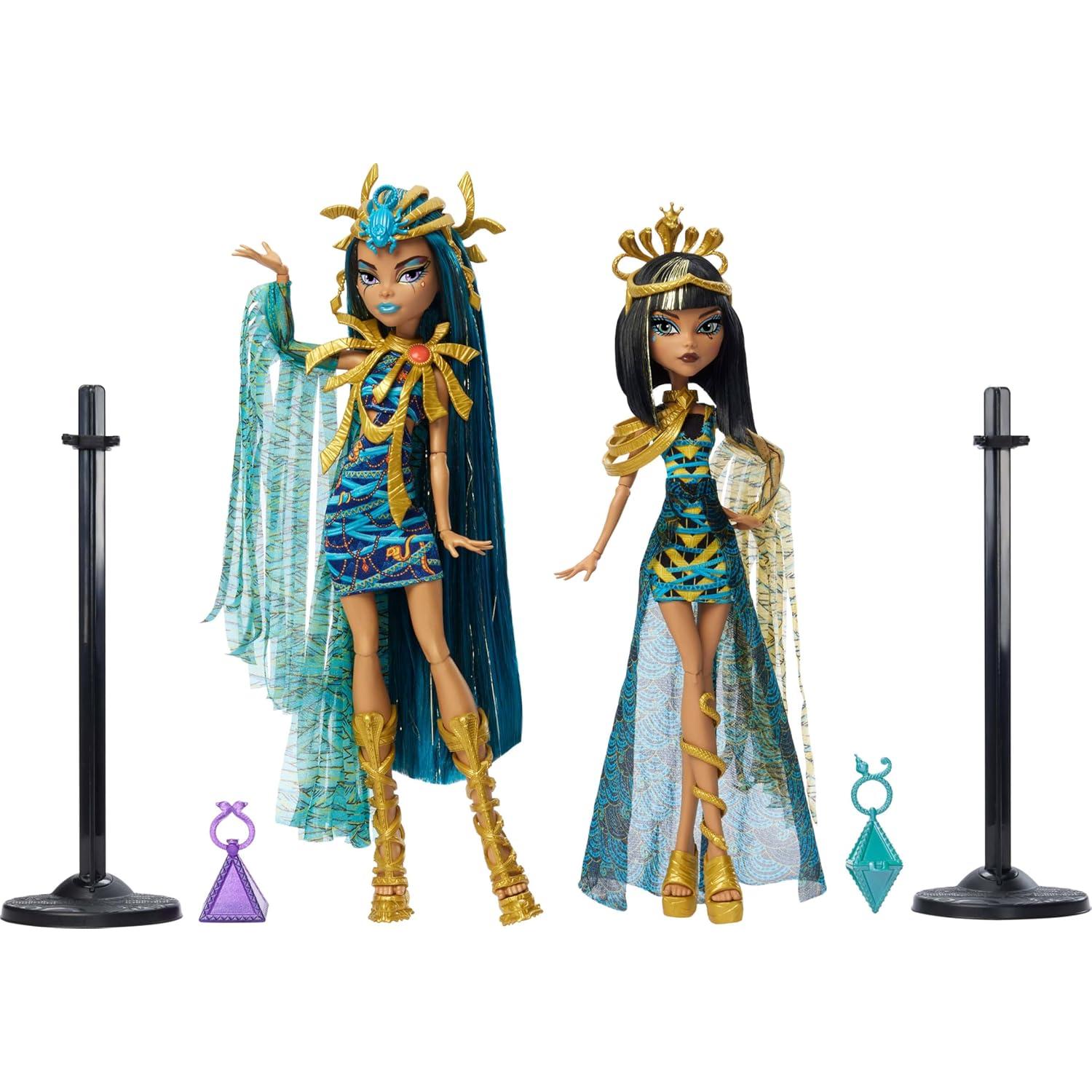 Conjunto de Muñecas Monster High Cleo y Nefera De Nile 2-Pack