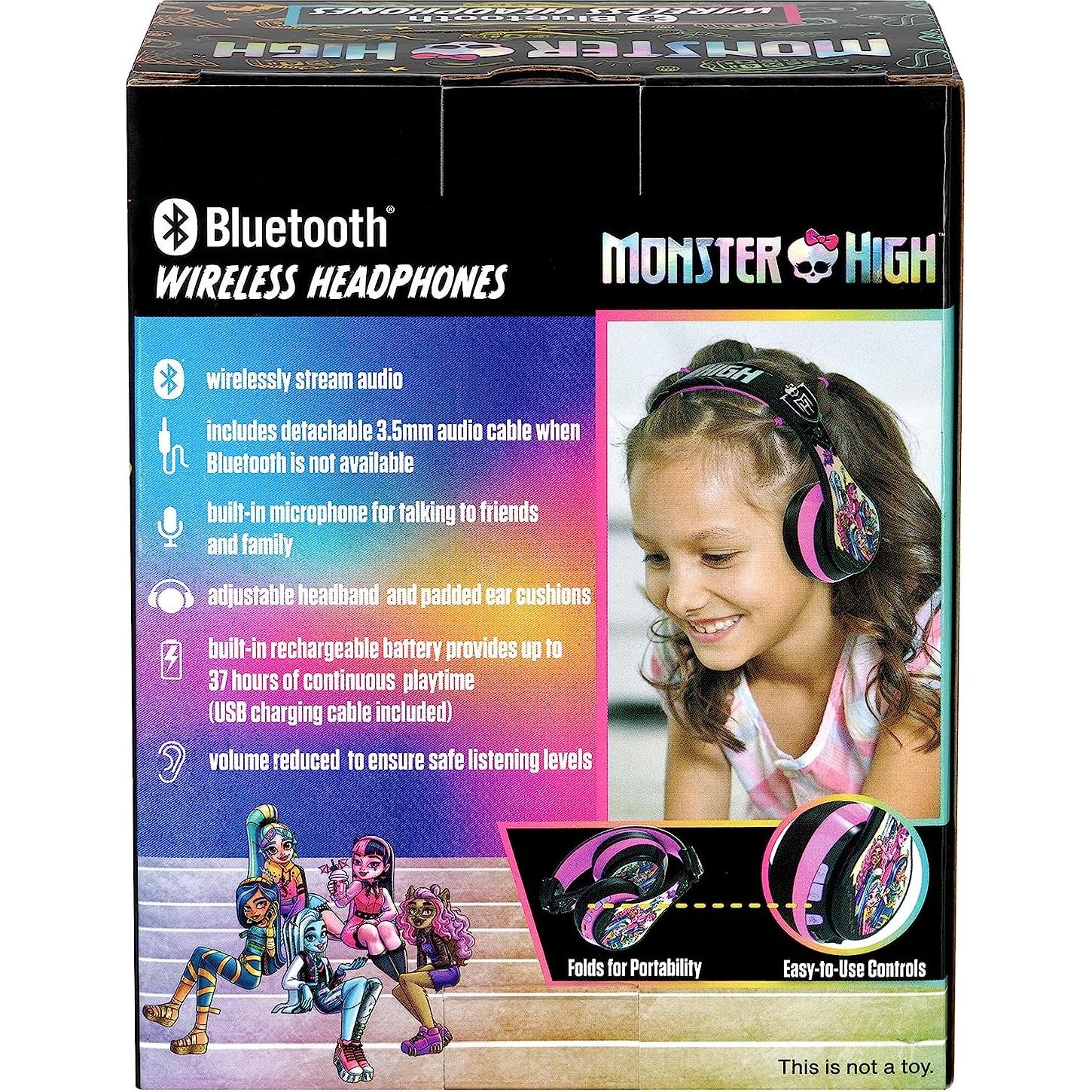Auriculares Inalámbricos KIDdesigns Monster High con Micrófono
