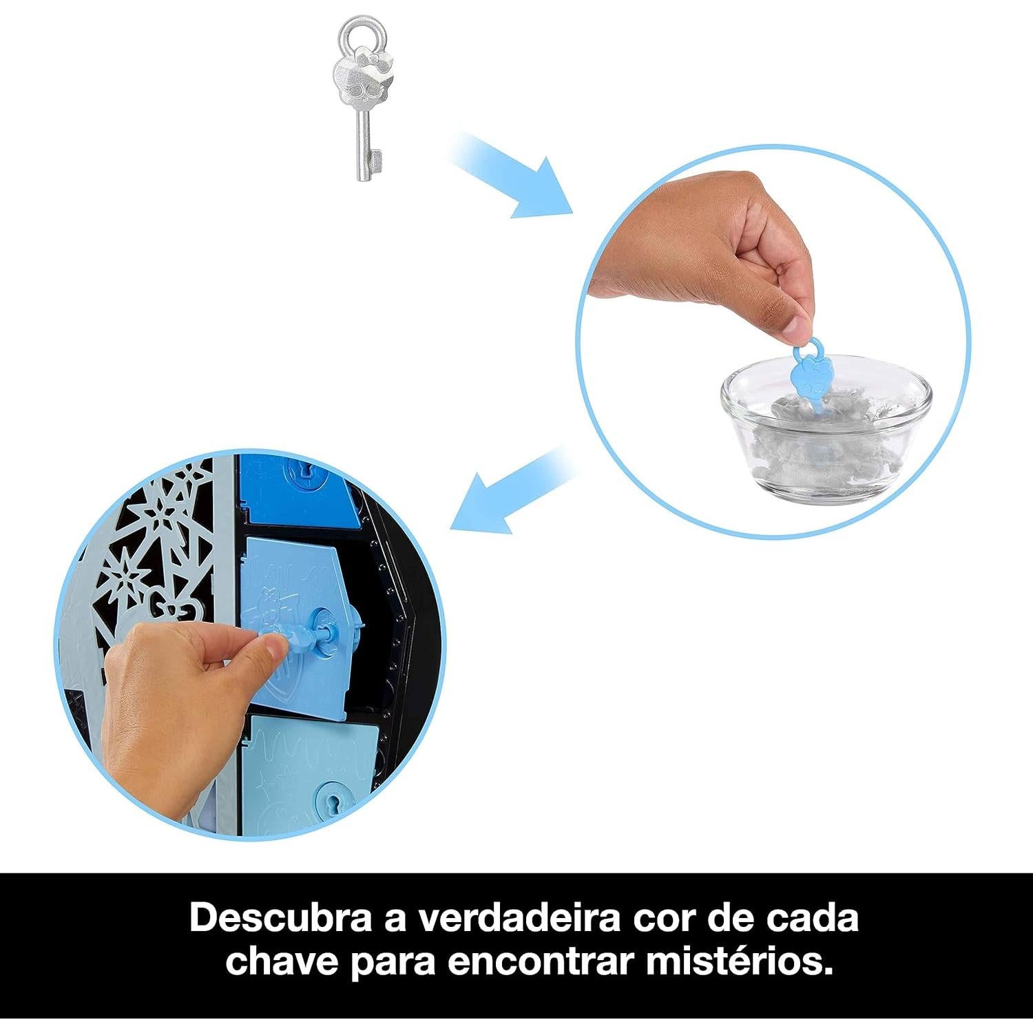 Muñeca Frankie Stein Skulltimate Secrets Fearidescent con Armario