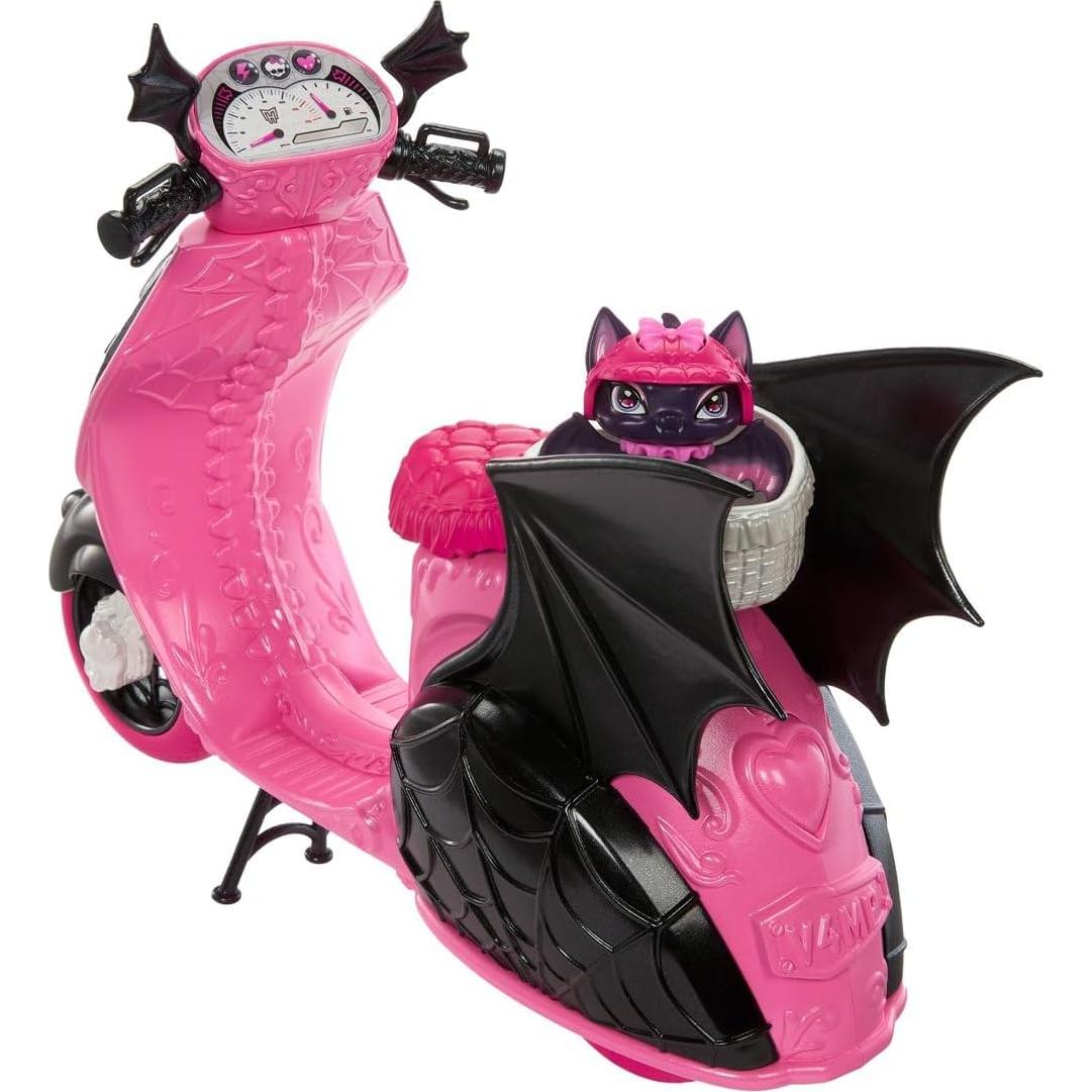 Muñeca Draculaura Monster High con Scooter 70.9x24.7cm