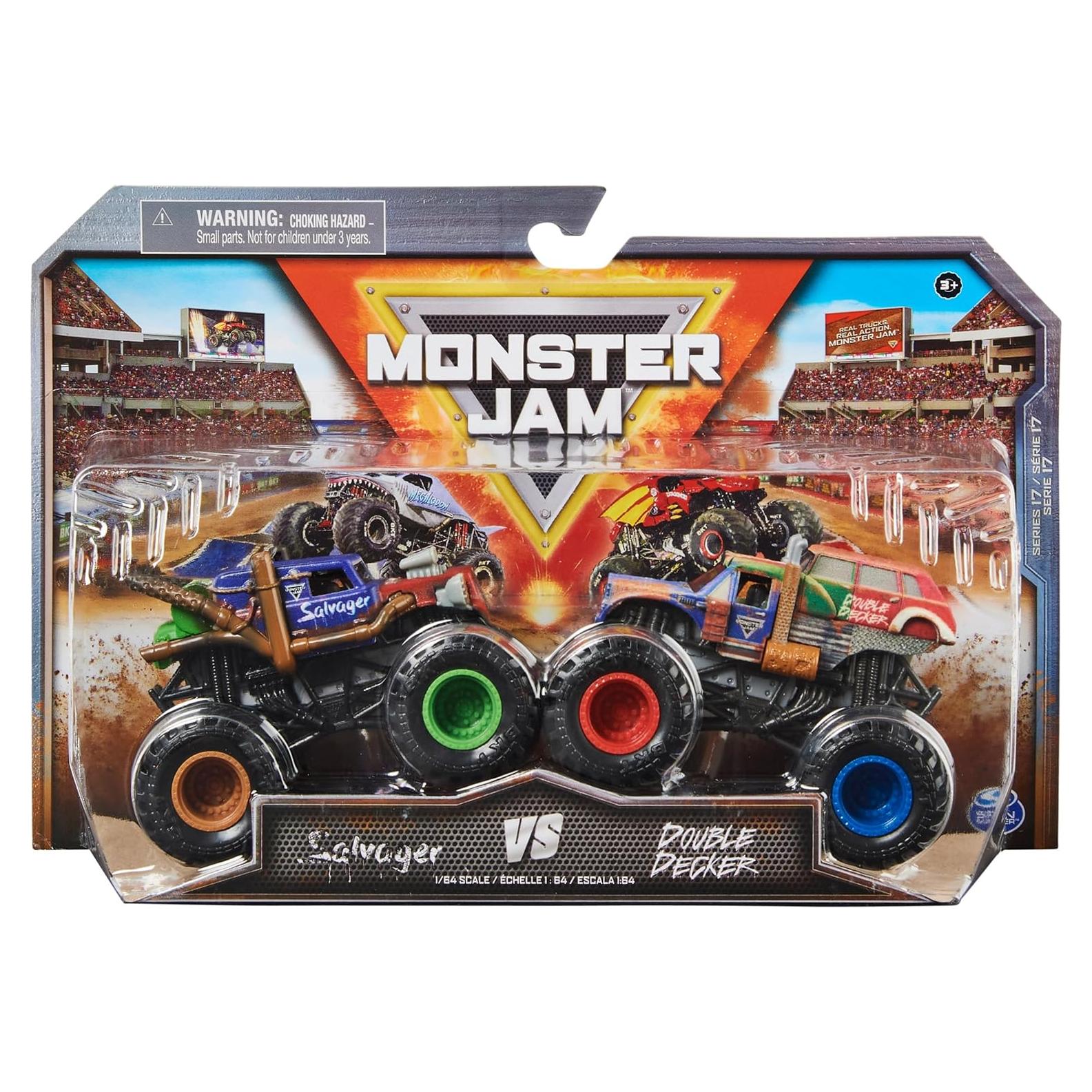 Monster Jam Paquete 2 Camiones Monstruo Escala 1:64 Spin Master