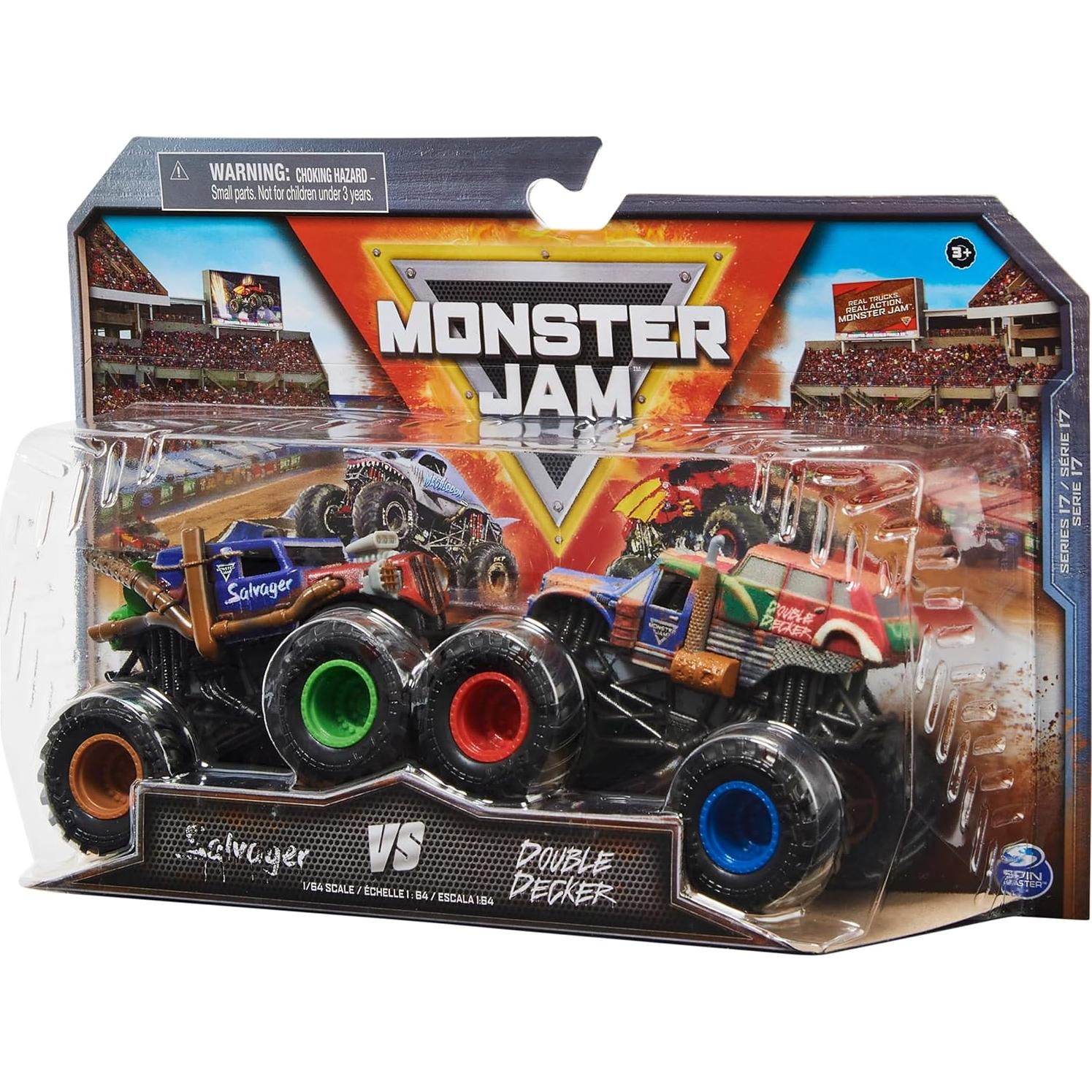 Monster Jam Paquete 2 Camiones Monstruo Escala 1:64 Spin Master