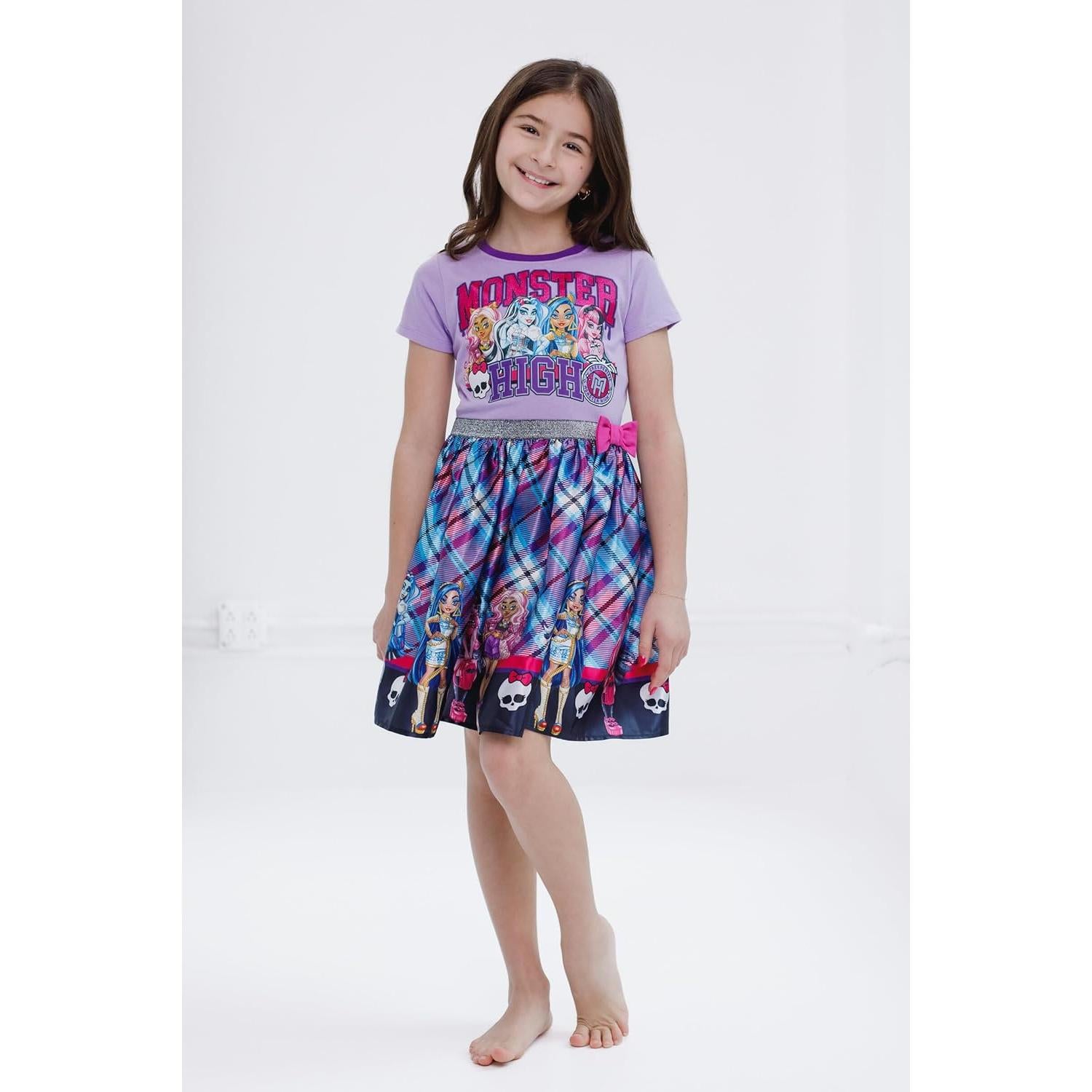 Vestido Monster High para Niñas Talla 4 a 16 - Frankie Stein