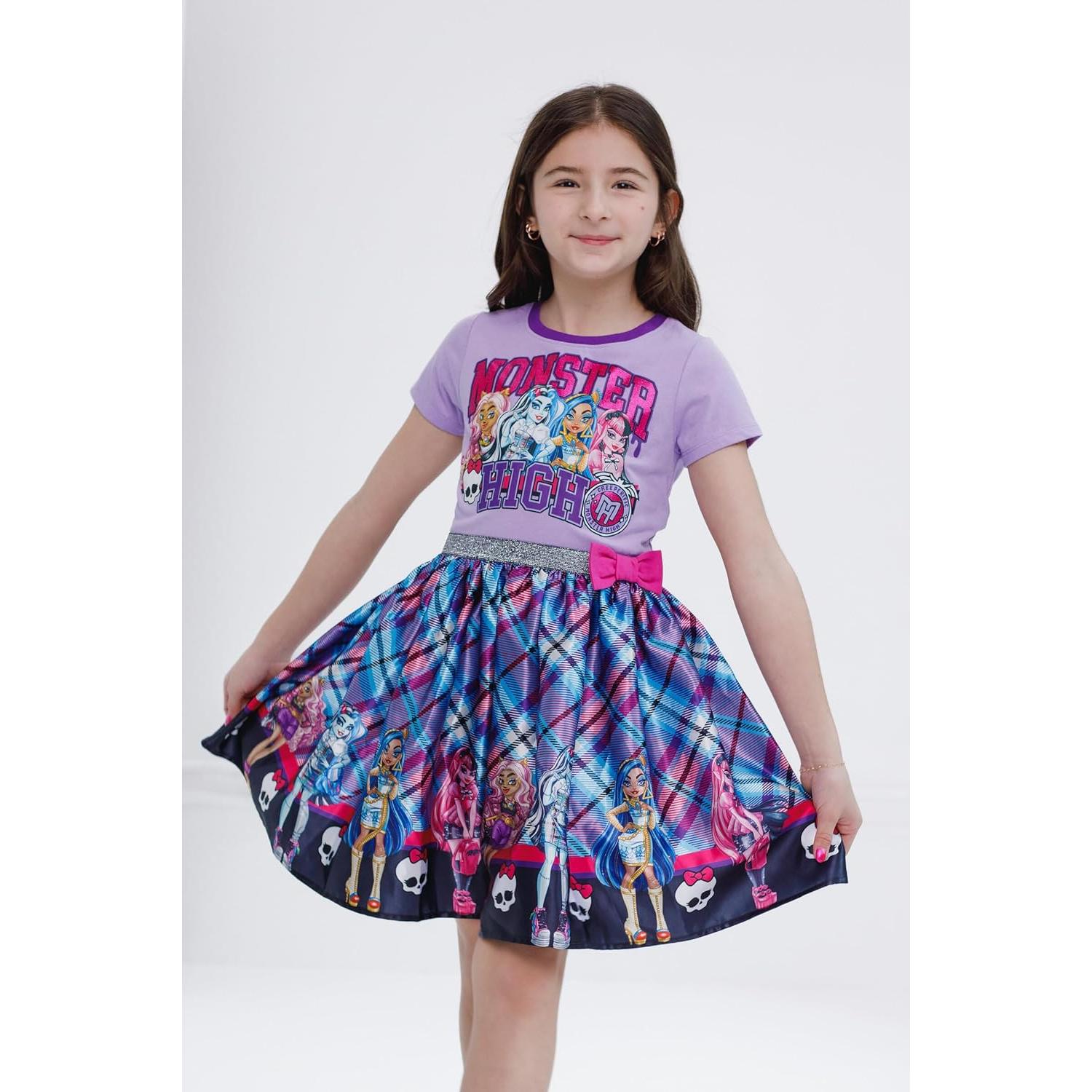 Vestido Monster High para Niñas Talla 4 a 16 - Frankie Stein