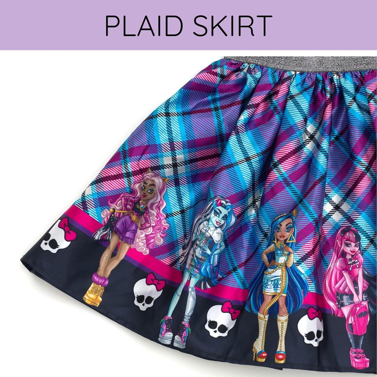 Vestido Monster High para Niñas Talla 4 a 16 - Frankie Stein