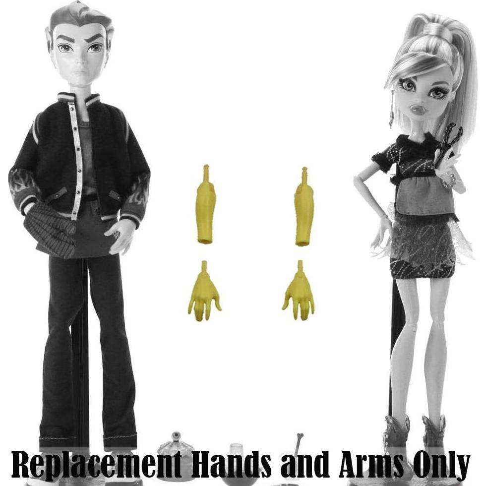 Piezas de Repuesto para Muñecas Monster High BBC82 - Manos y Brazos