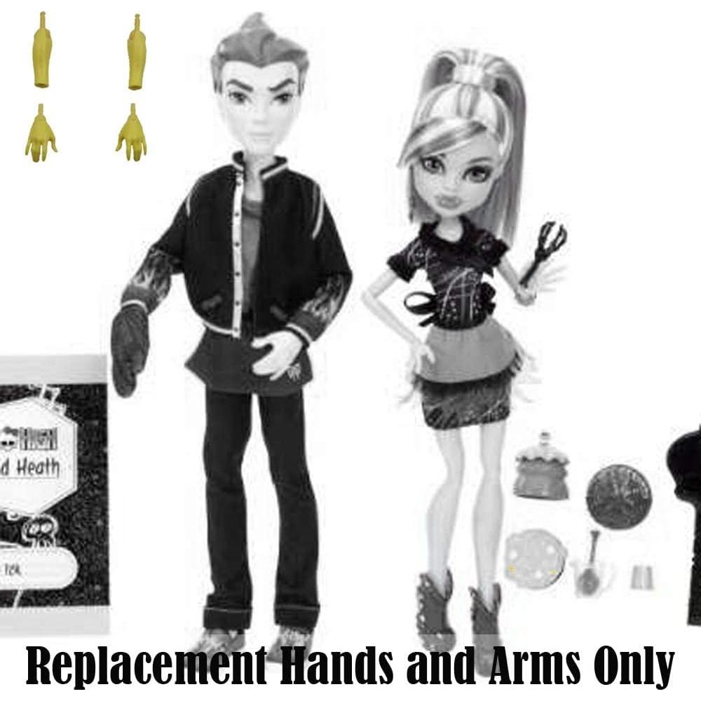 Piezas de Repuesto para Muñecas Monster High BBC82 - Manos y Brazos