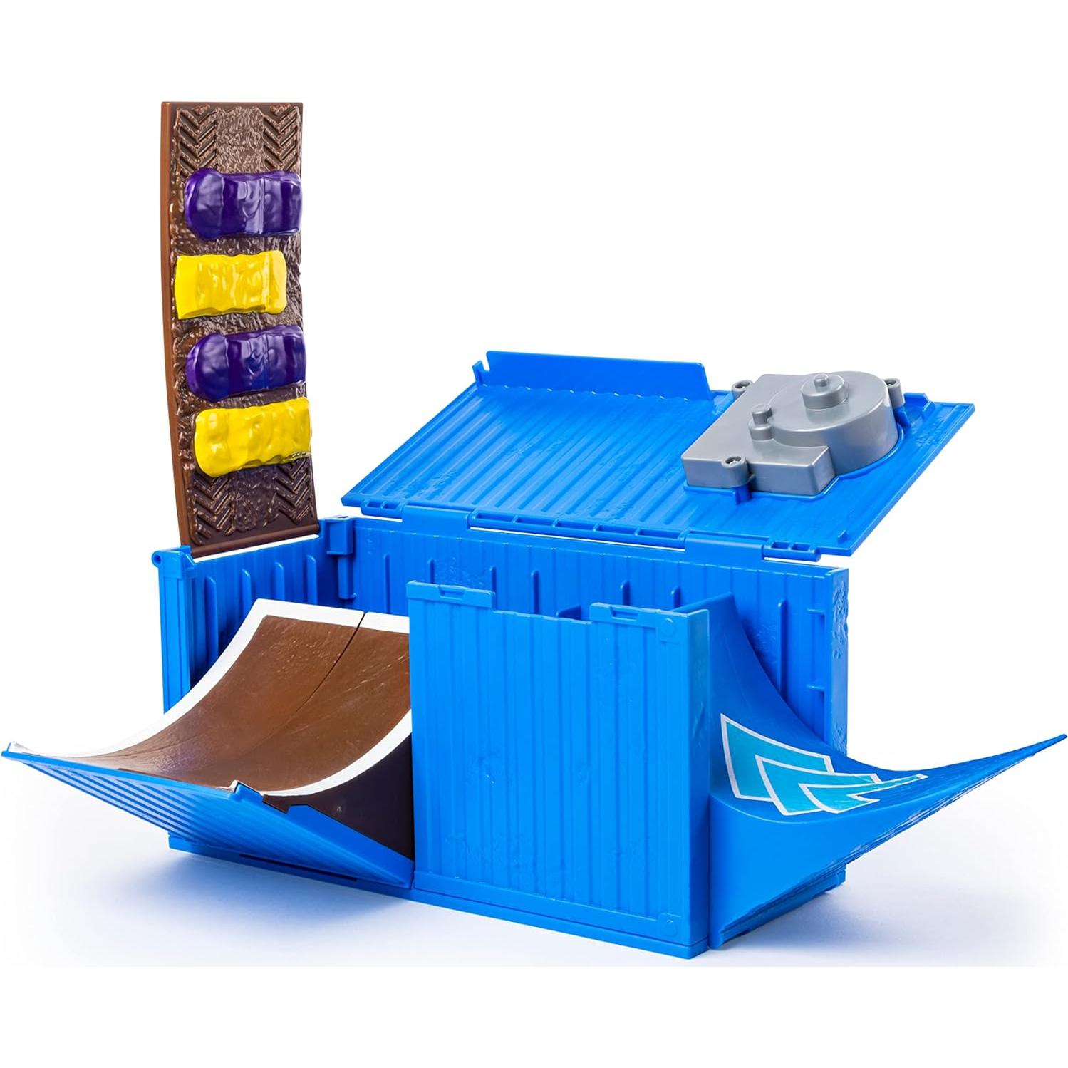 Juego Transformador Monster Jam Ship It & Flip It con Camión Die-Cast 1:64