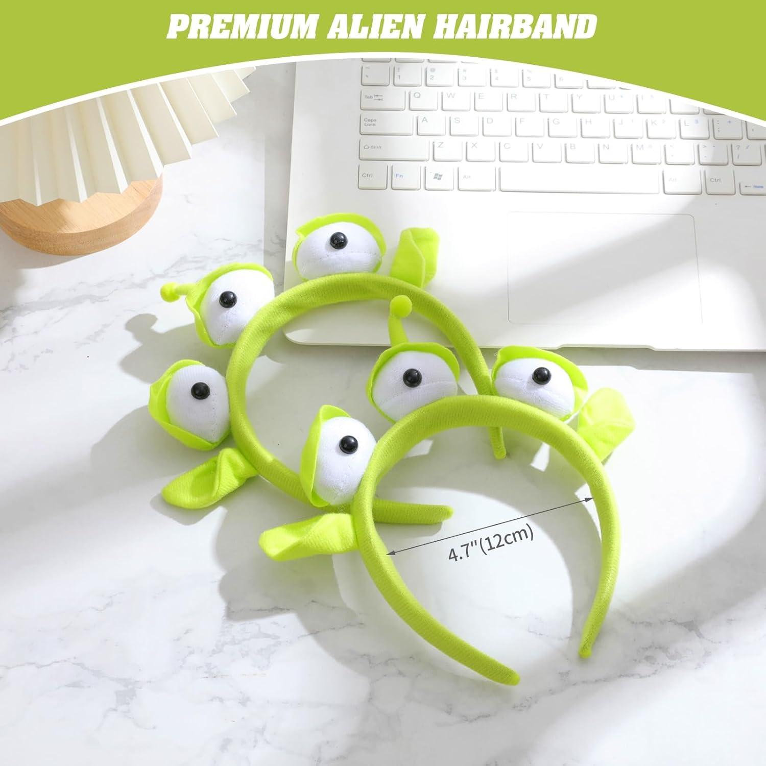 Diadema de Monstruo Alienígena de Tres Ojos Pumnao - 2 Pcs