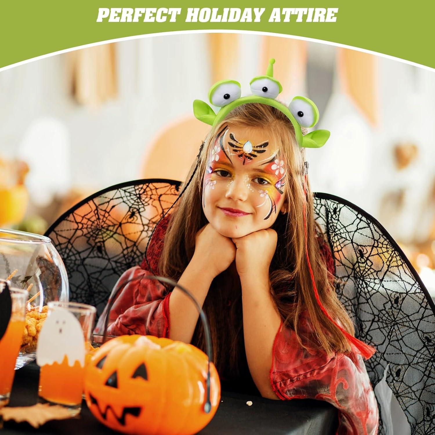 Diadema de Monstruo Alienígena de Tres Ojos Pumnao - 2 Pcs