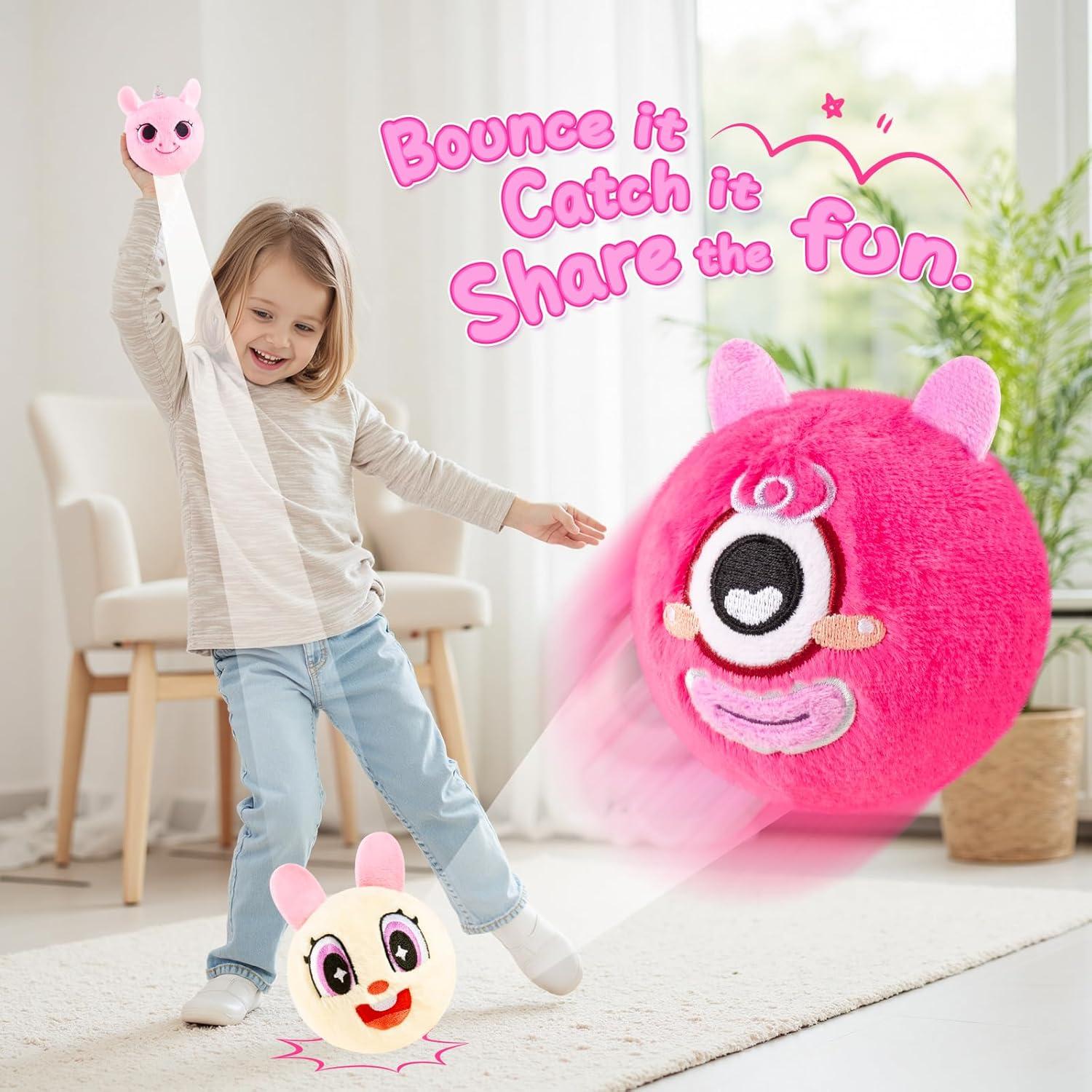 ZOOJOY 3 Pelotas de Felpa Rebotadoras para Niños 7.62 cm
