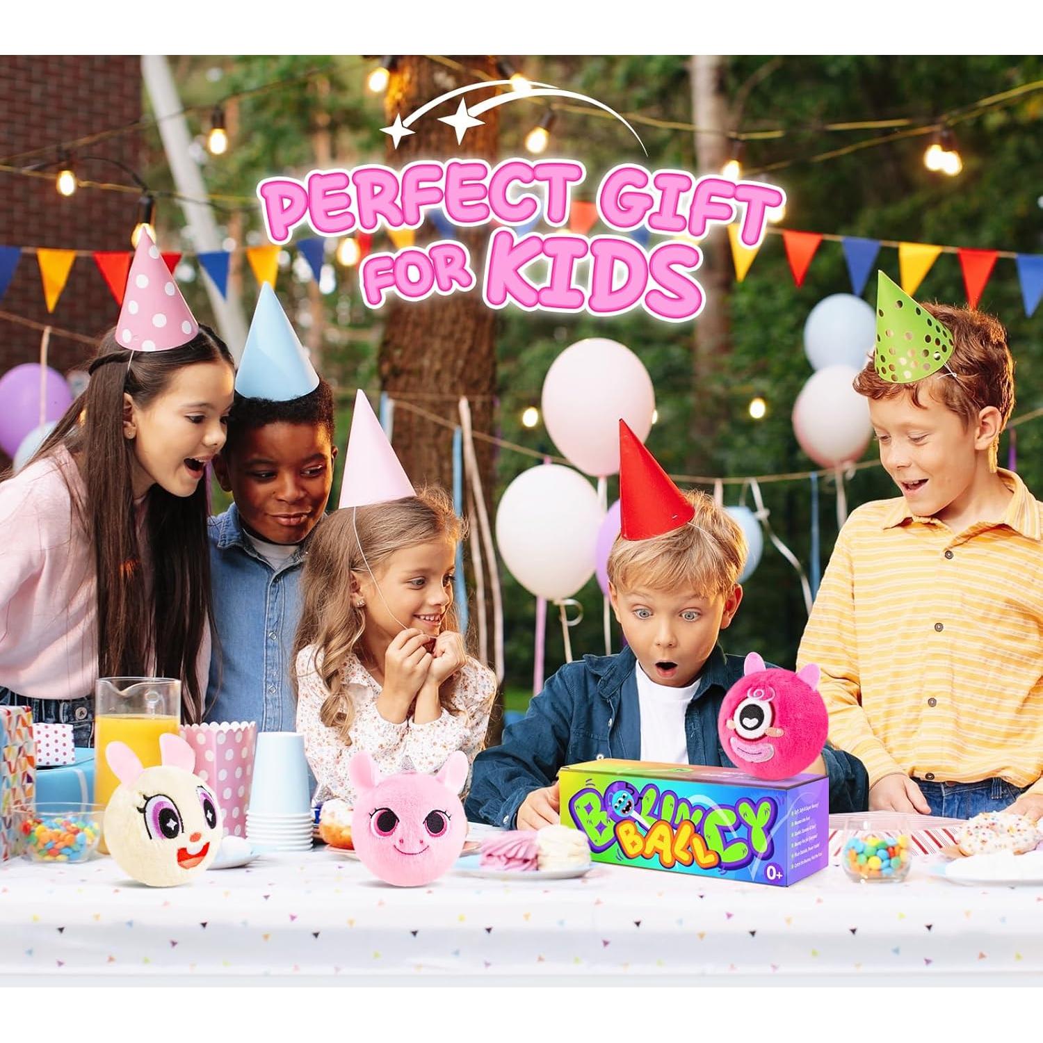 ZOOJOY 3 Pelotas de Felpa Rebotadoras para Niños 7.62 cm