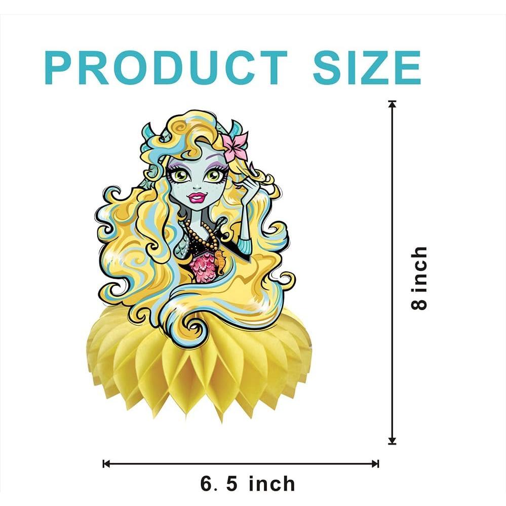 8 Piezas Centro de Mesa Monstruo Suministros Fiesta Infantil