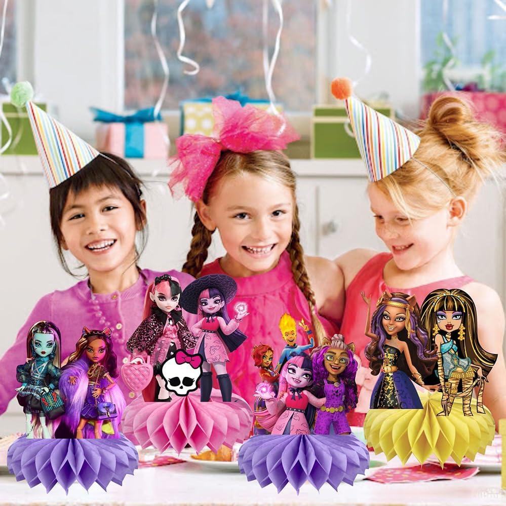 8 Piezas Centro de Mesa Monstruo Suministros Fiesta Infantil