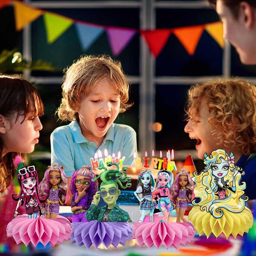 8 Piezas Centro de Mesa Monstruo Suministros Fiesta Infantil