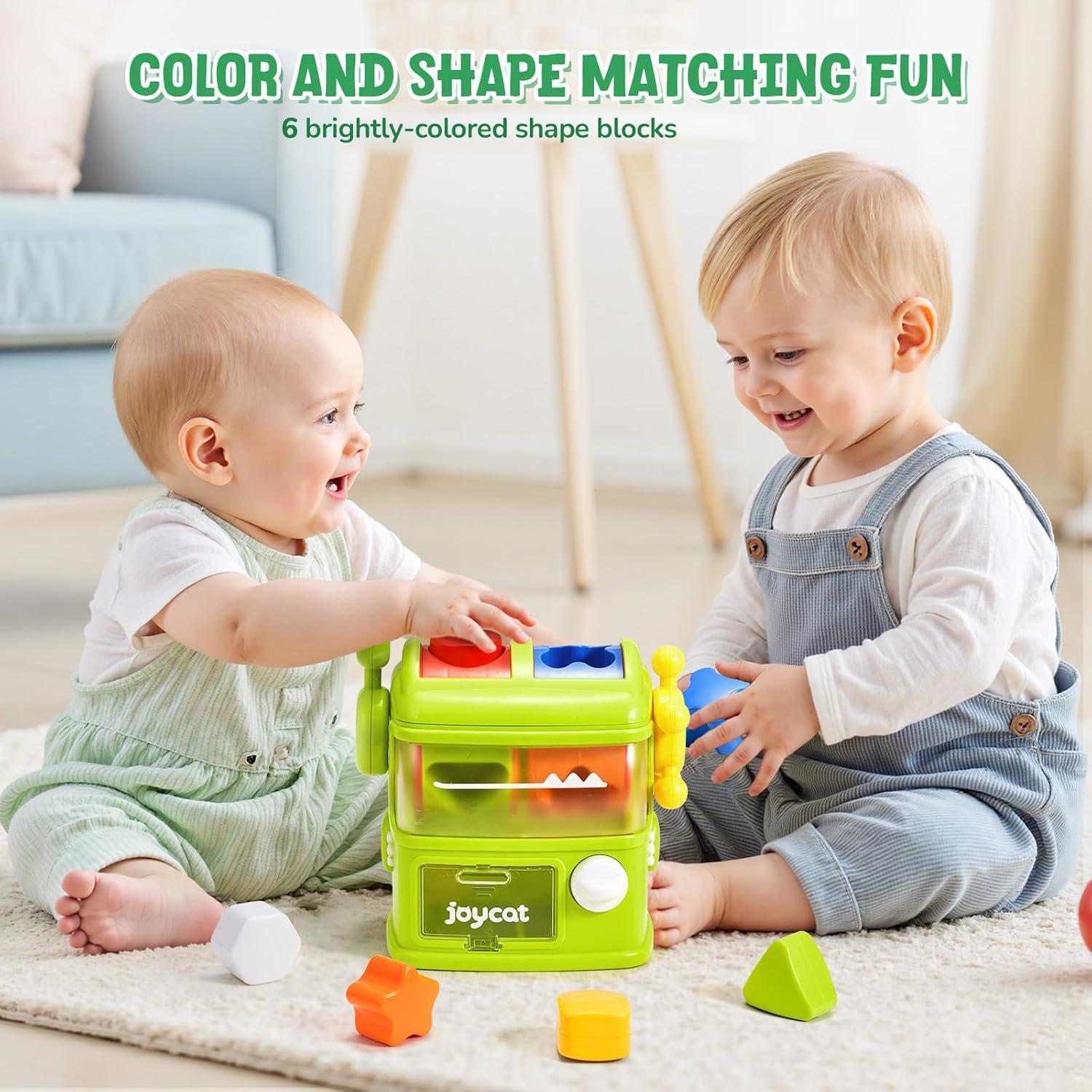 JoyCat Juguete Clasificador Interactivo de Formas 1-3 Años