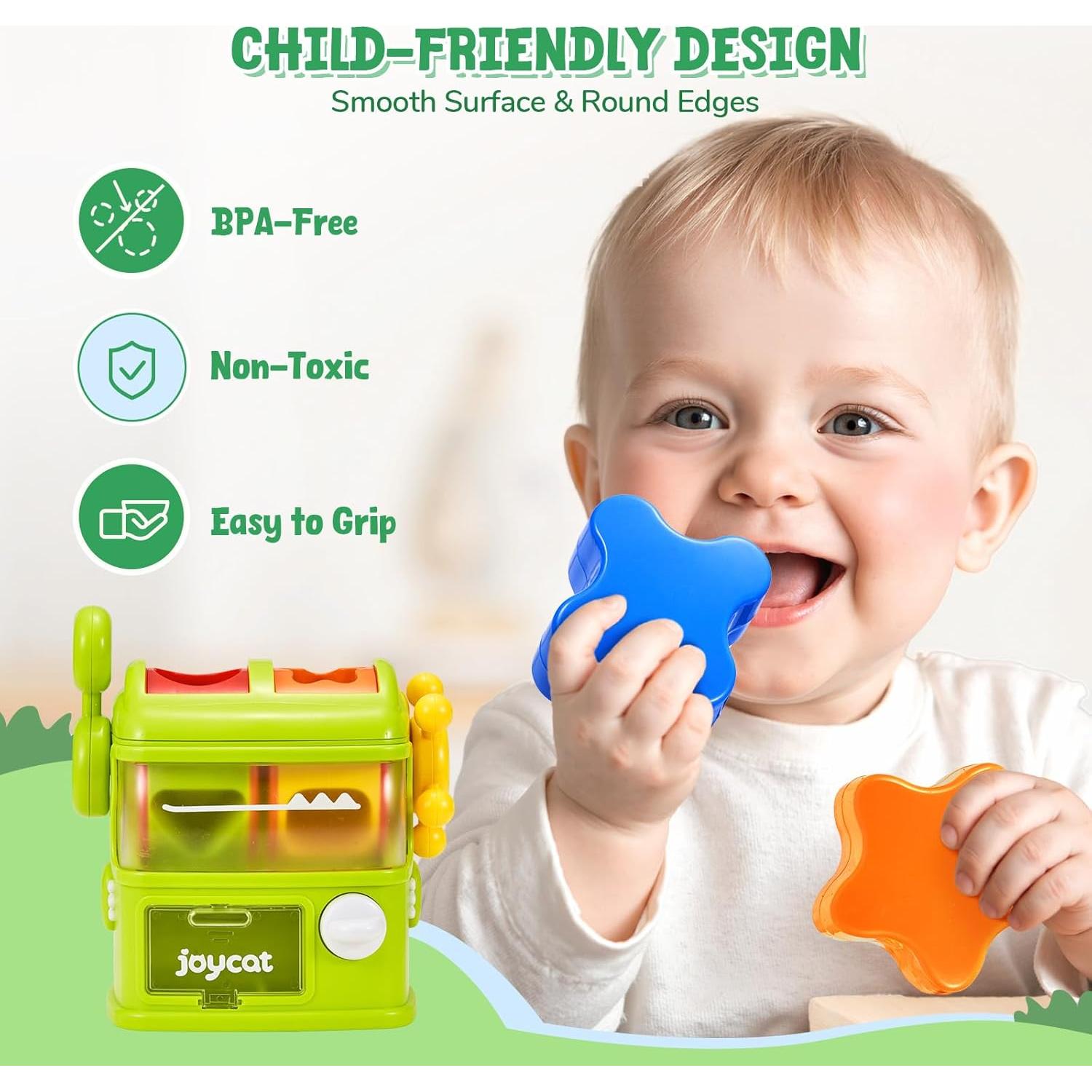 JoyCat Juguete Clasificador Interactivo de Formas 1-3 Años