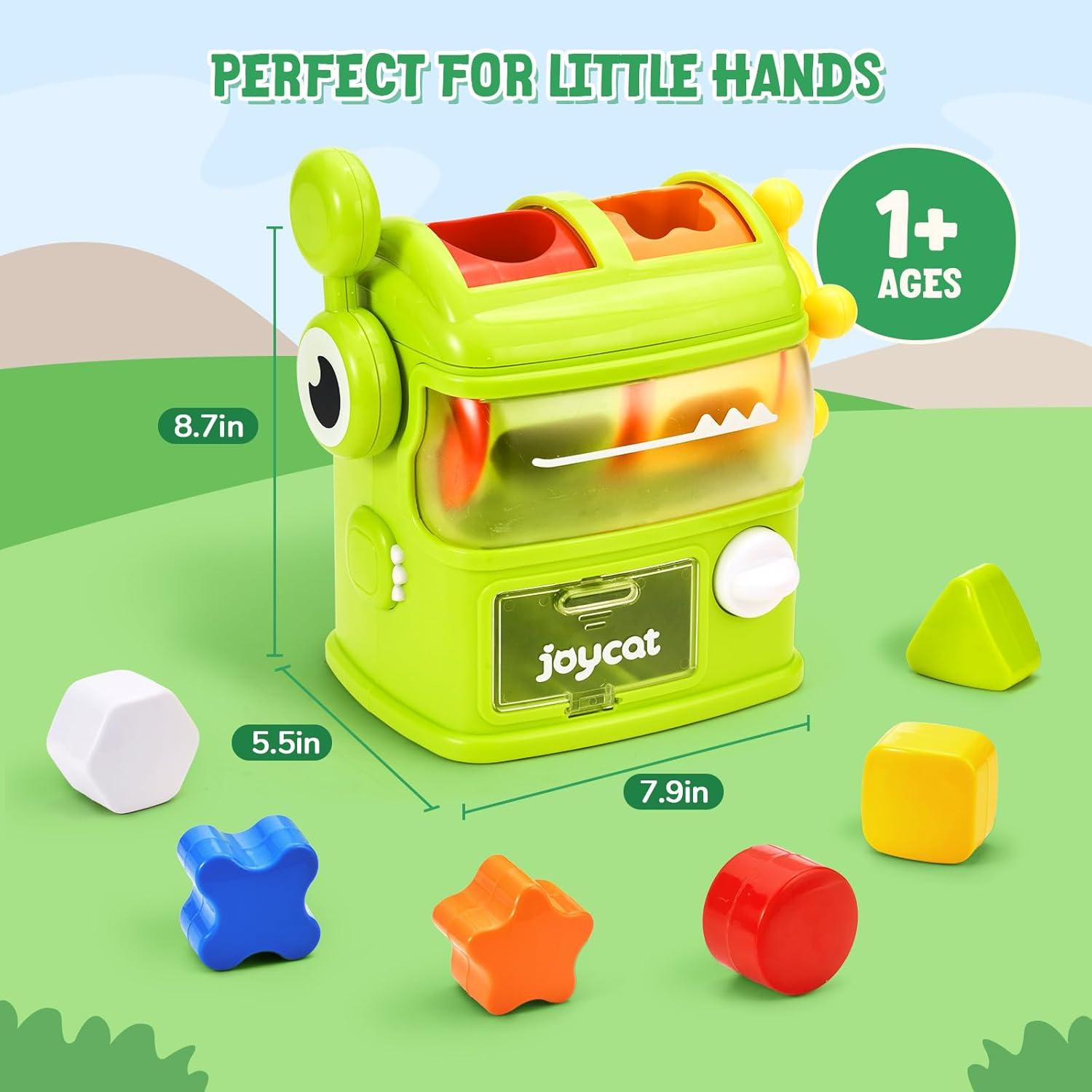 JoyCat Juguete Clasificador Interactivo de Formas 1-3 Años